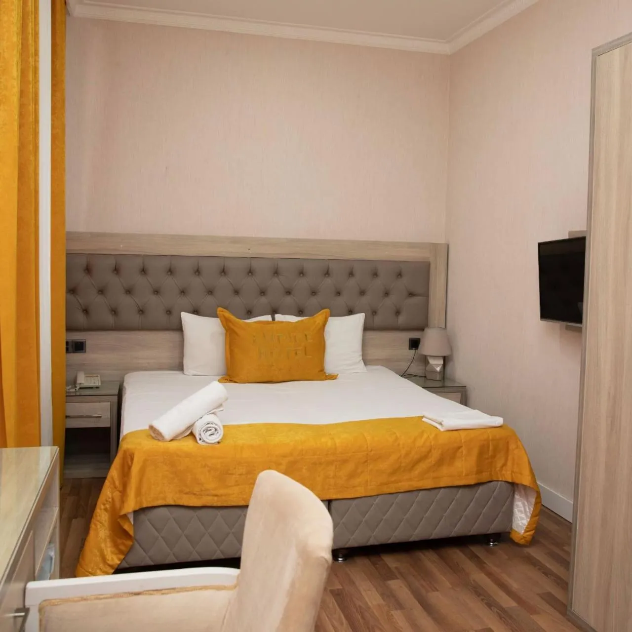 Bed in Hotel Empire Business Baku