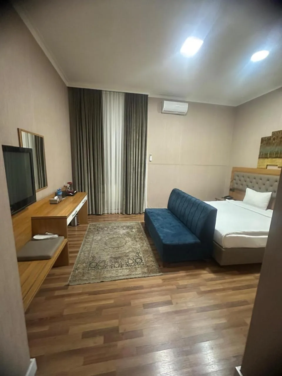 Bed in Hotel Empire Business Baku