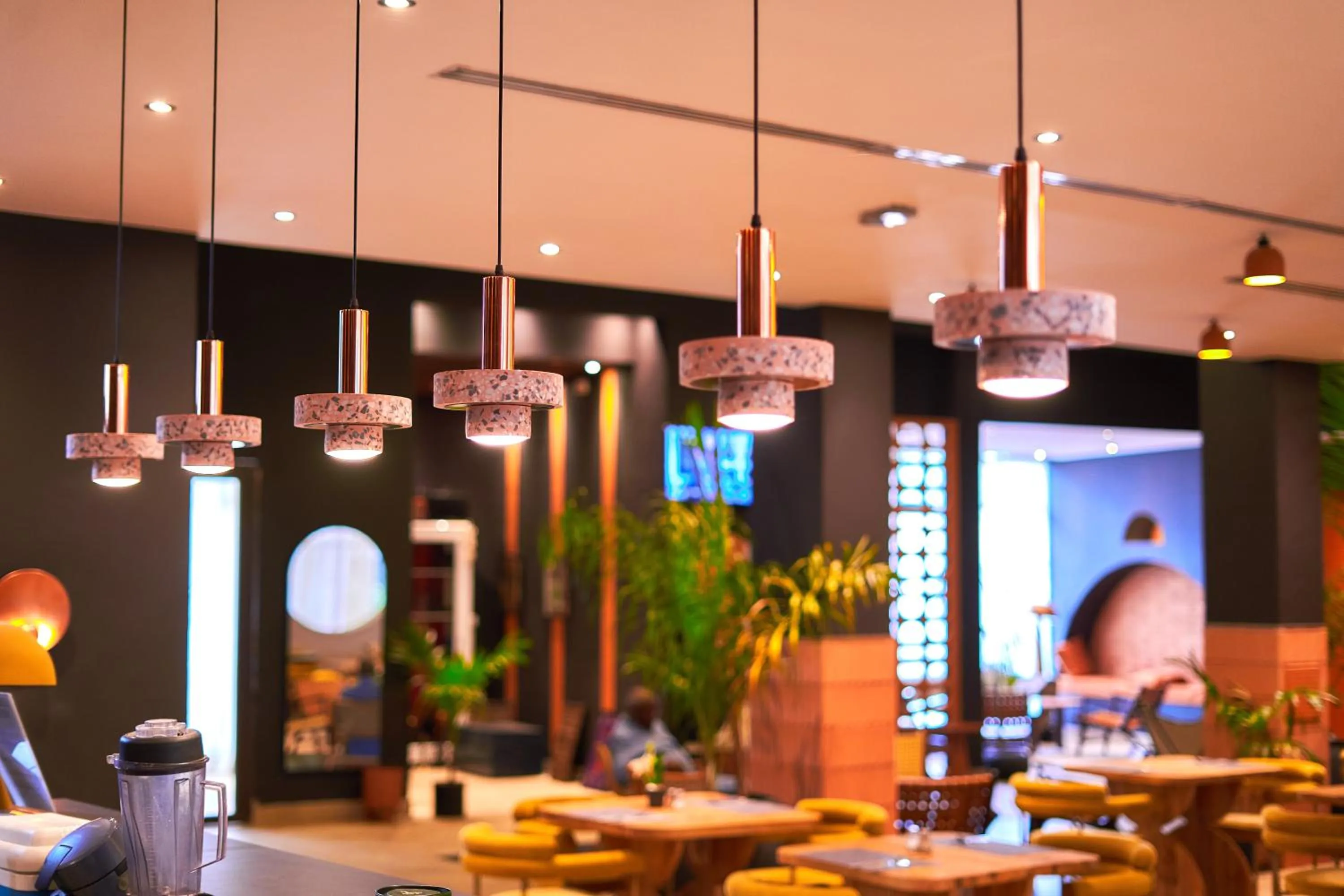 Decorative detail in ONOMO Hotel Bamako