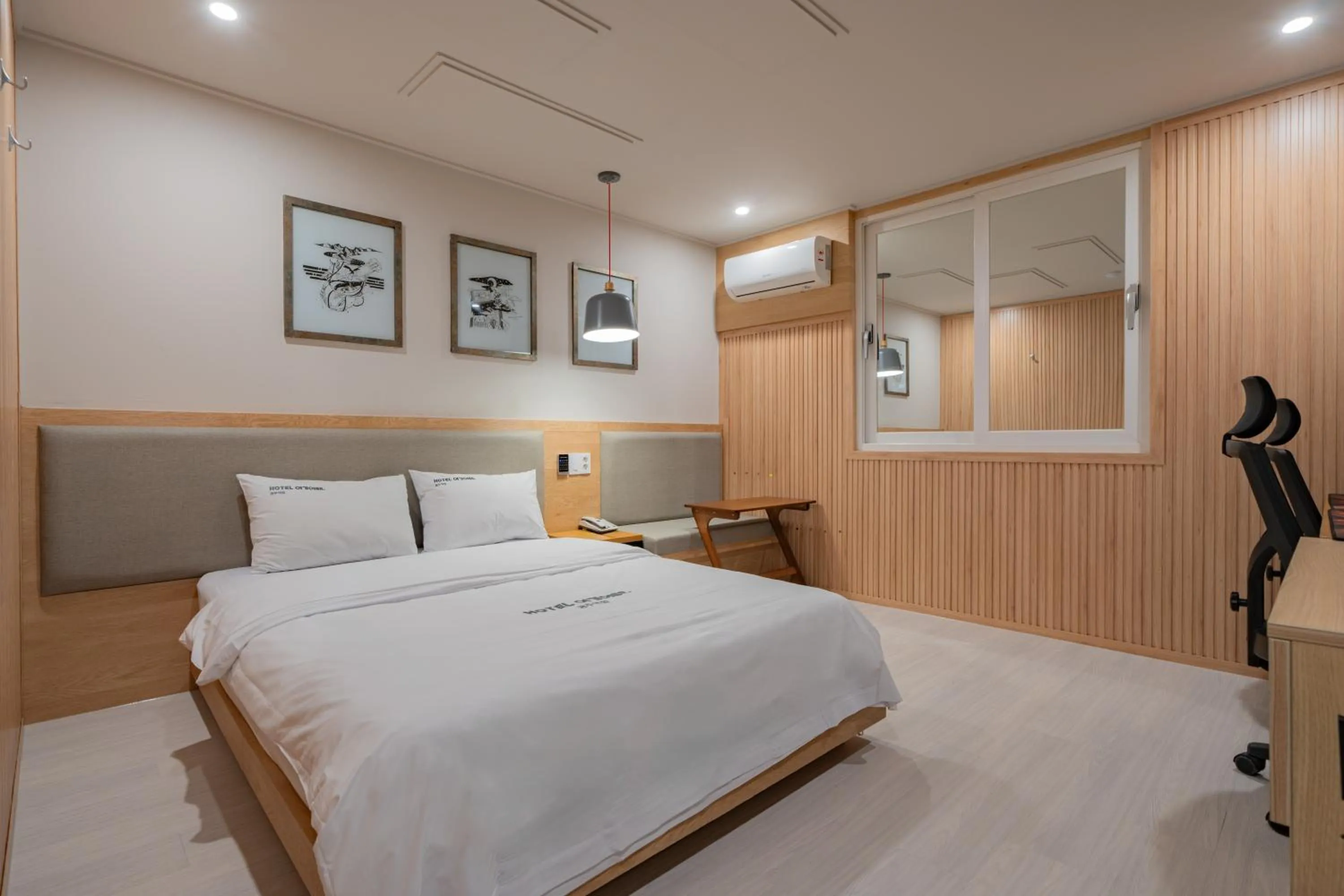 Bed in Hotel Yoegieottae Gwangju Station