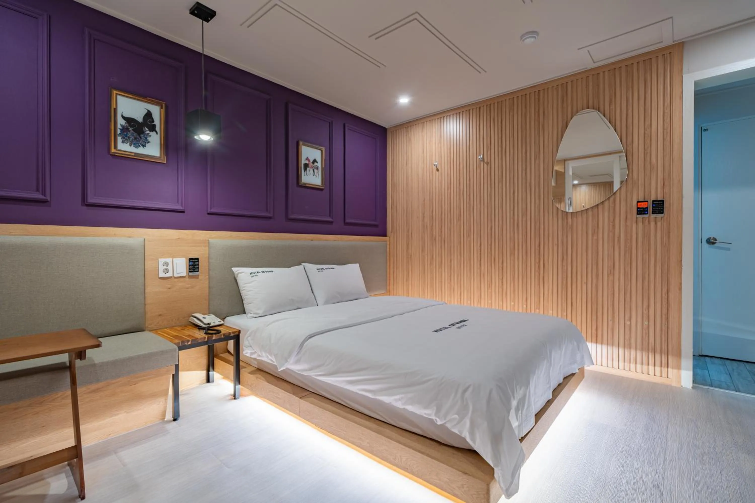 Bed in Hotel Yoegieottae Gwangju Station