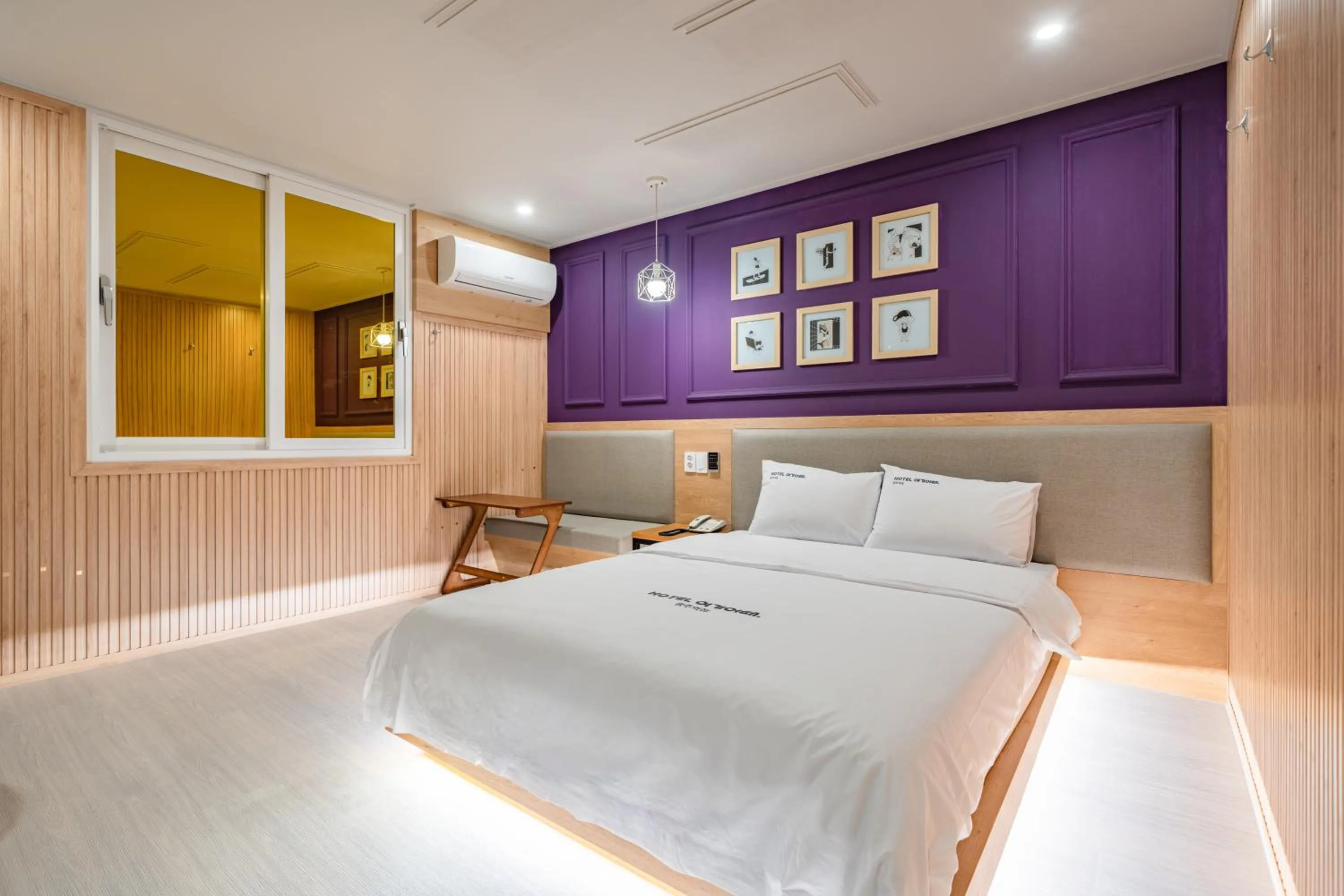 Bed in Hotel Yoegieottae Gwangju Station