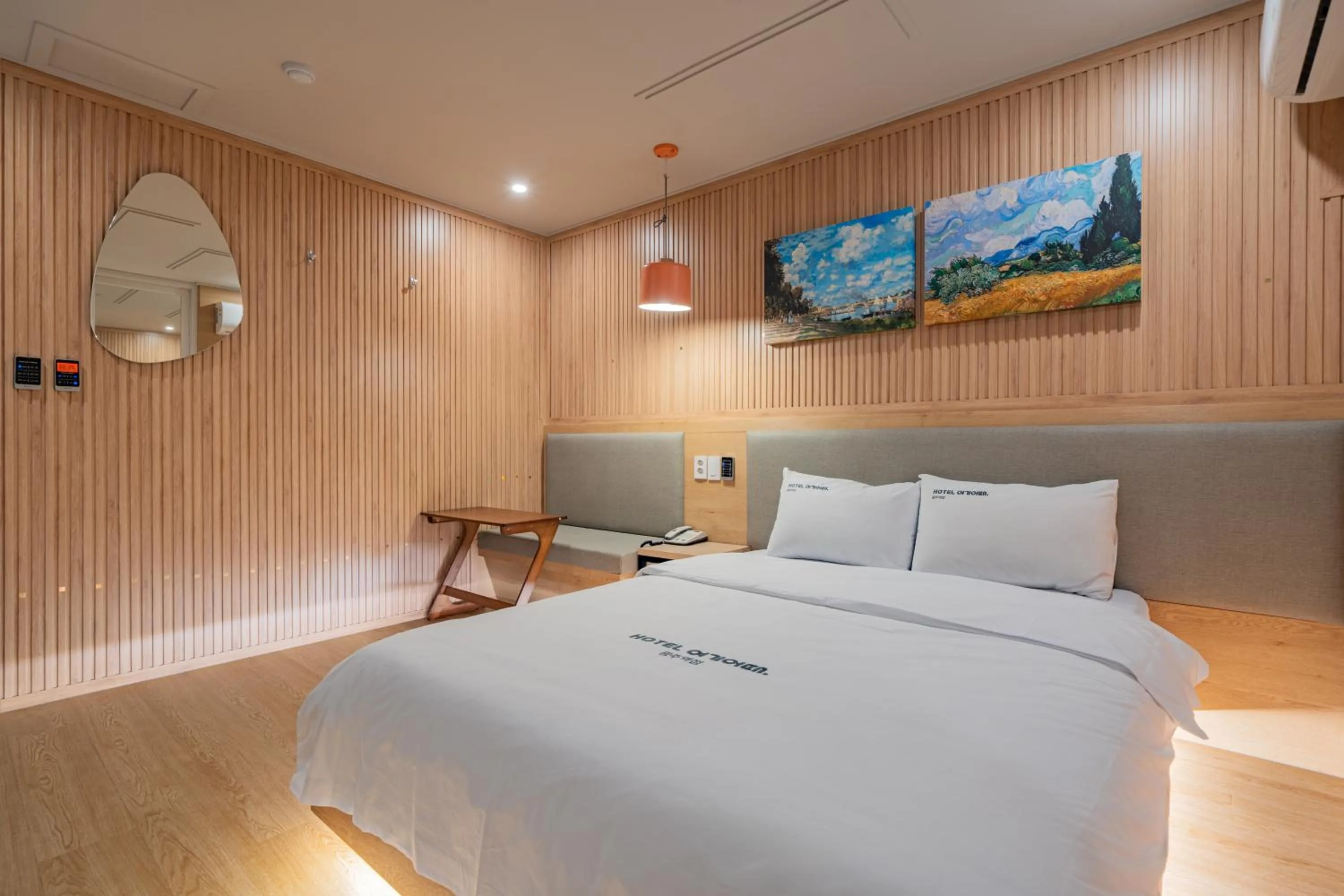 Bed in Hotel Yoegieottae Gwangju Station