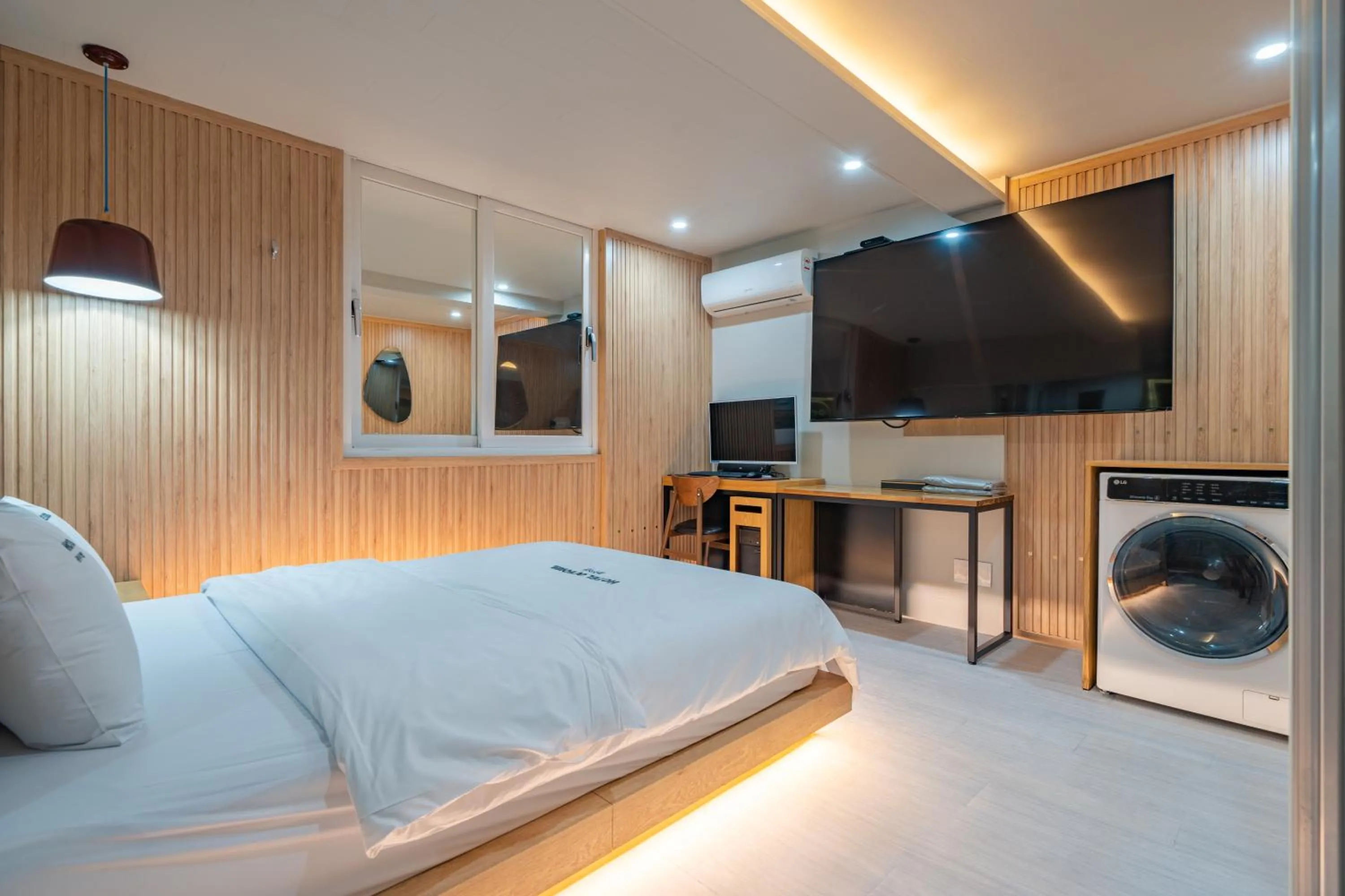 Bed in Hotel Yoegieottae Gwangju Station