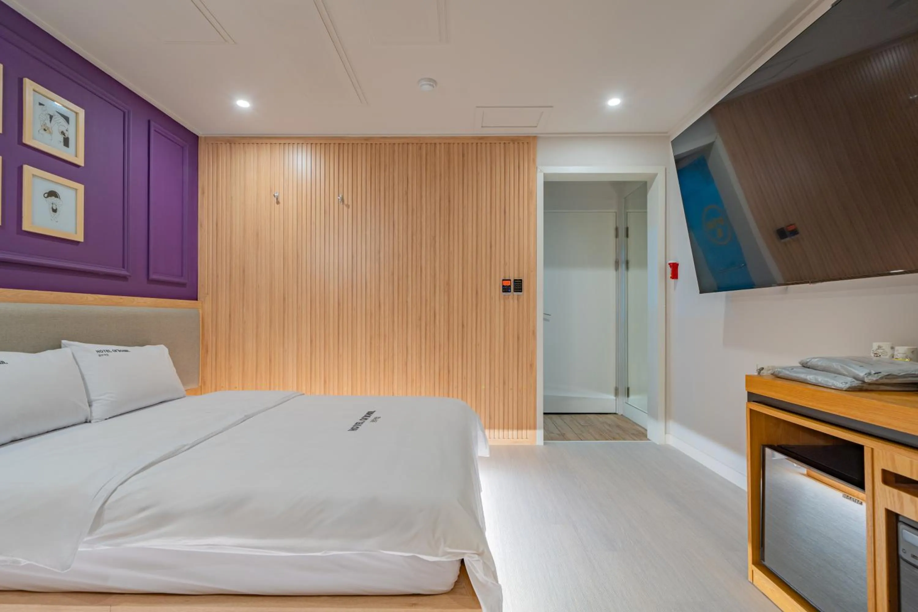 Bed in Hotel Yoegieottae Gwangju Station