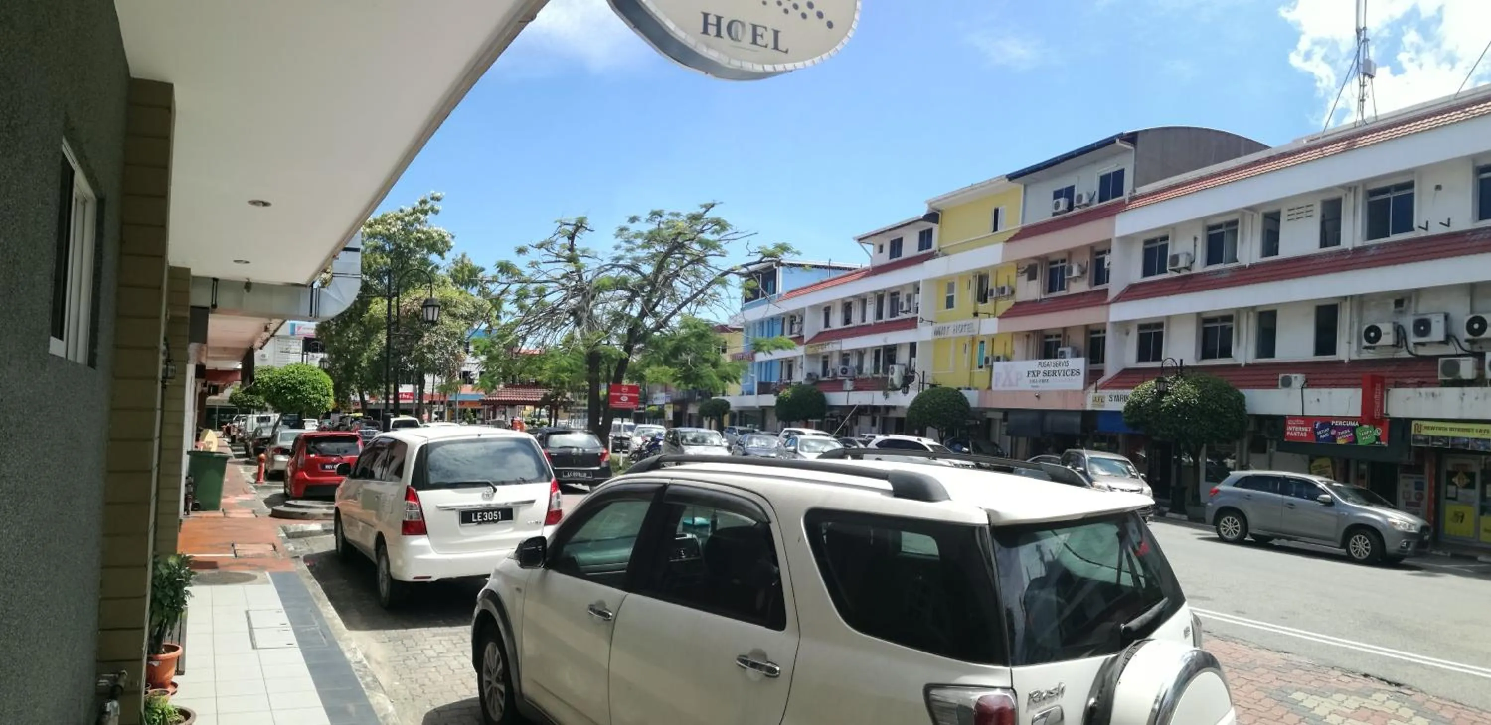 City view in Micasa Hotel Labuan