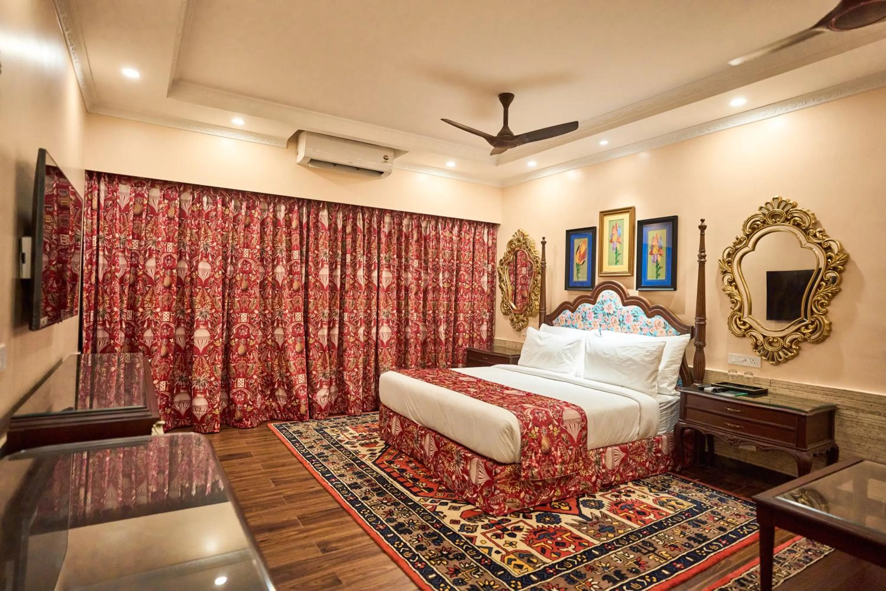 Bedroom in Mayfair Manor Alibag