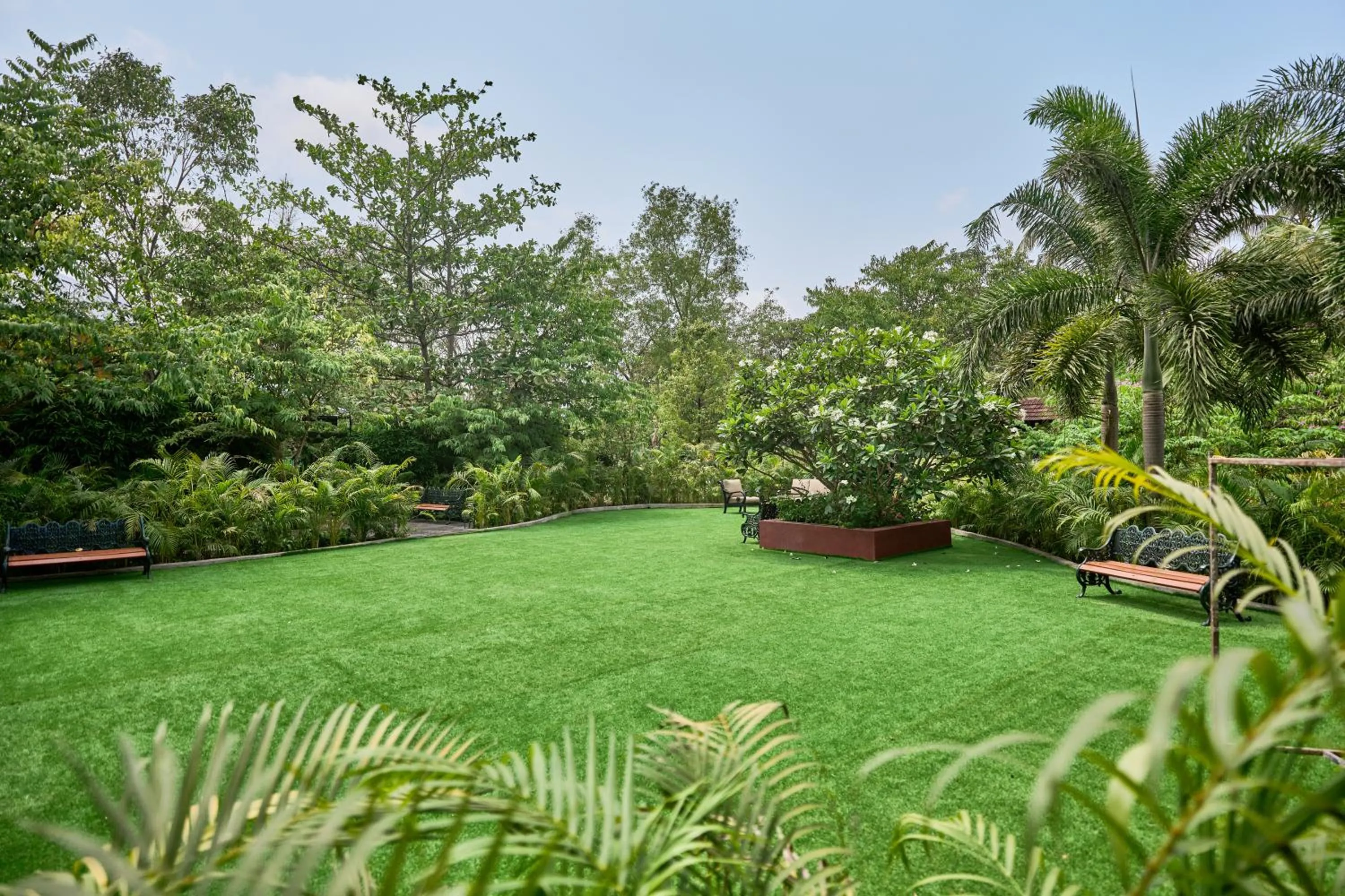 Garden in Mayfair Manor Alibag