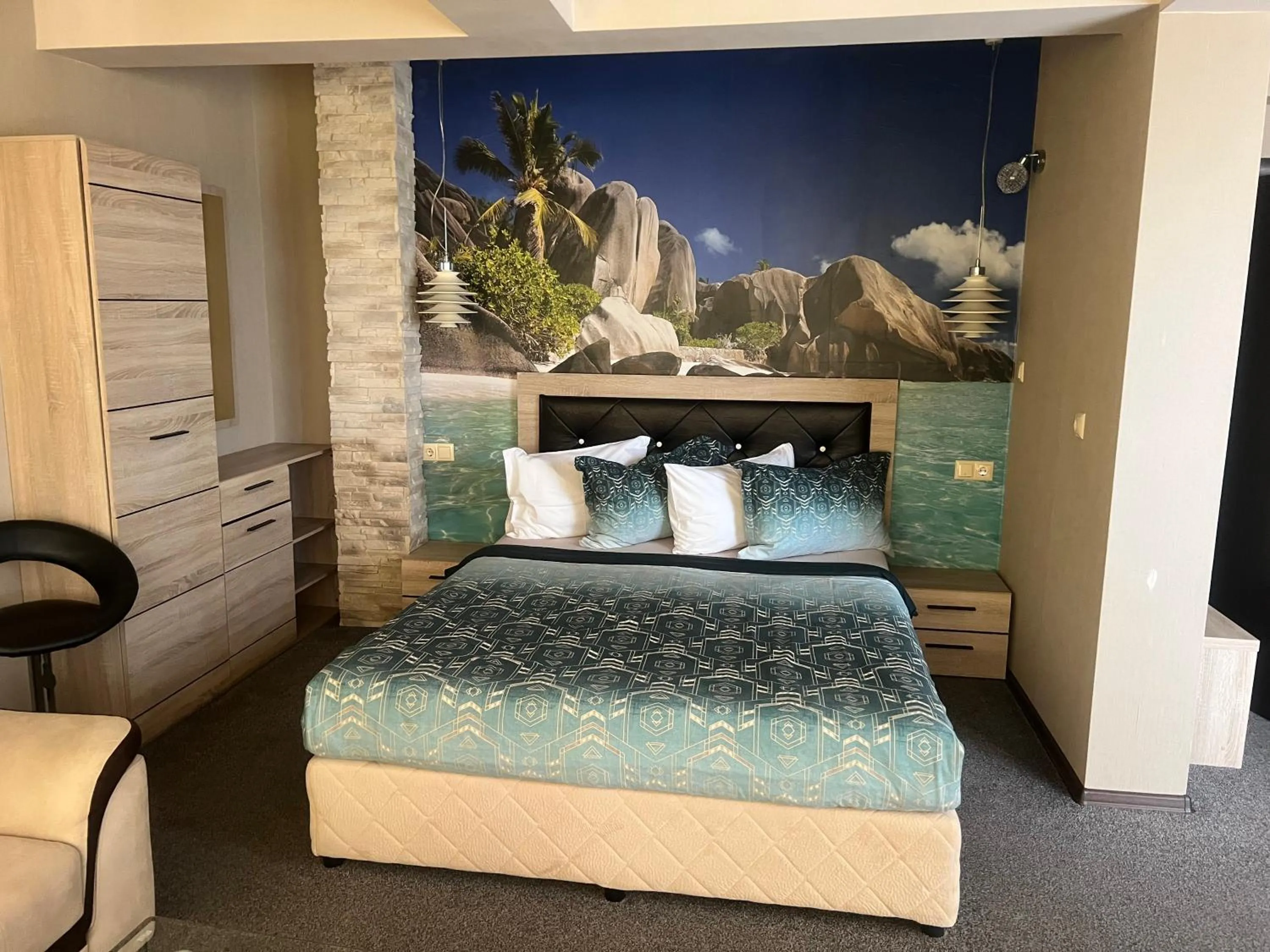 Kitchen or kitchenette in Hotel Lazur