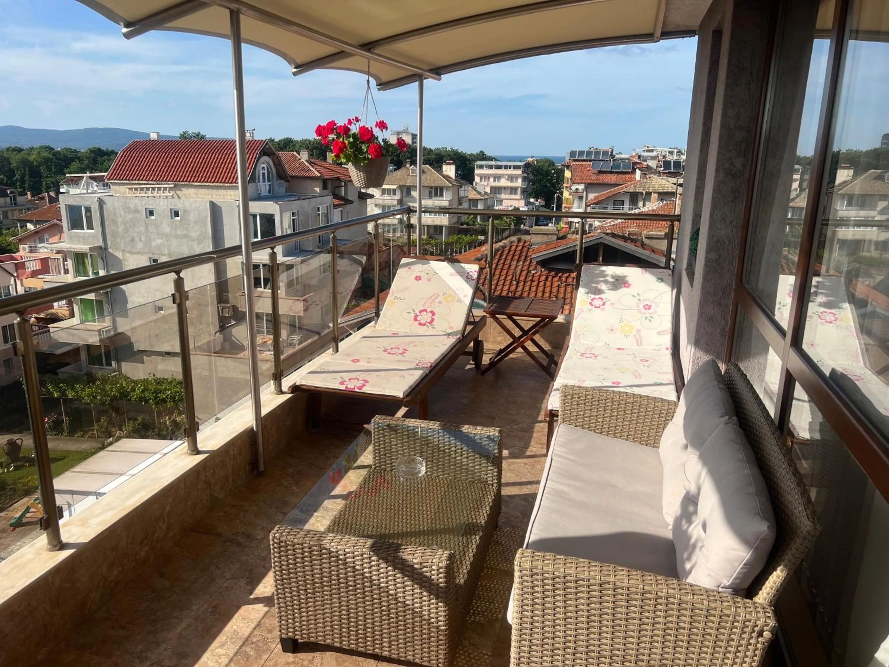 Balcony/Terrace in Hotel Lazur