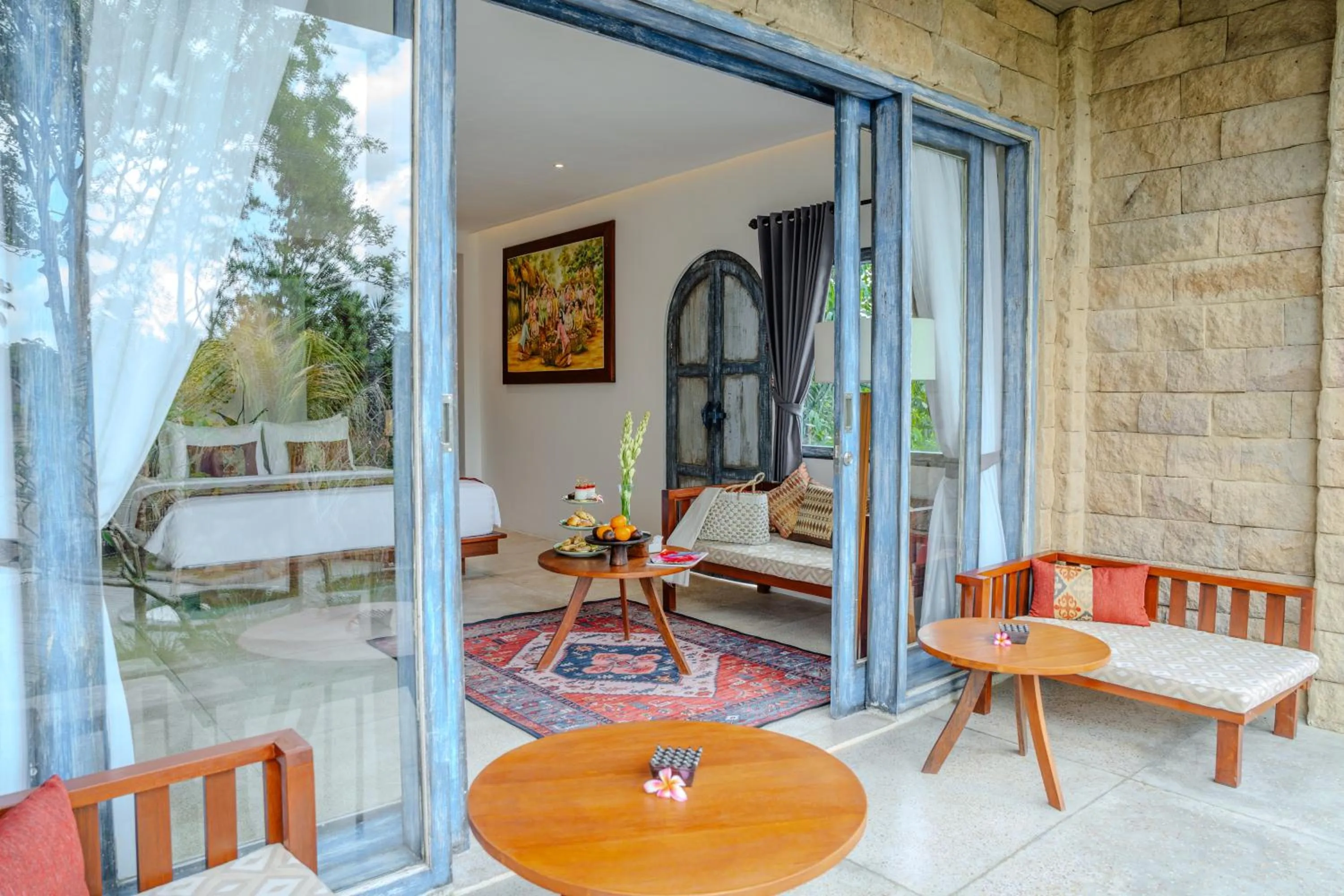 Patio in Hoshi Jungle Resort by Dhananjaya Hospitality