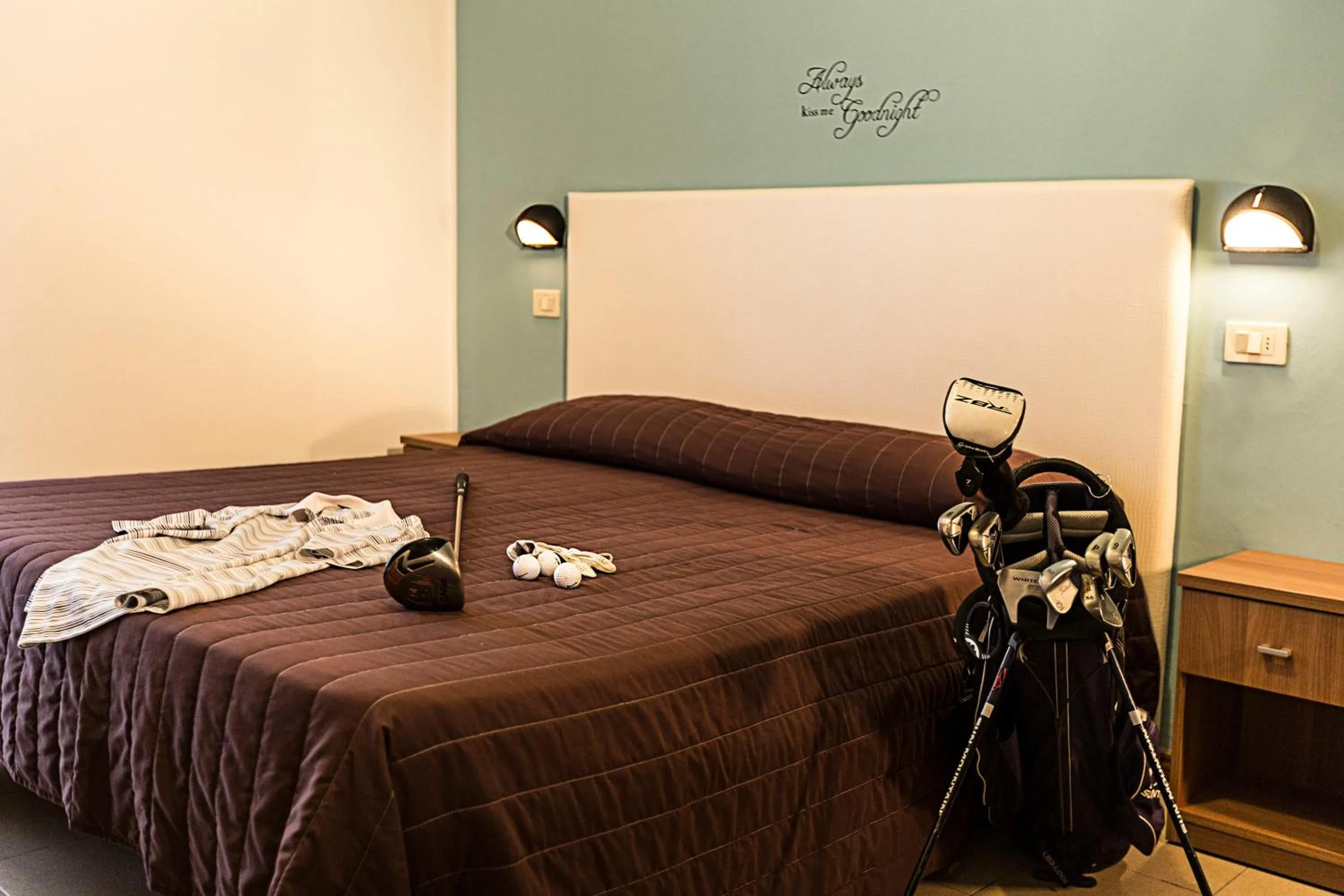 Bedroom, Bed in Hotel Vela D'Oro