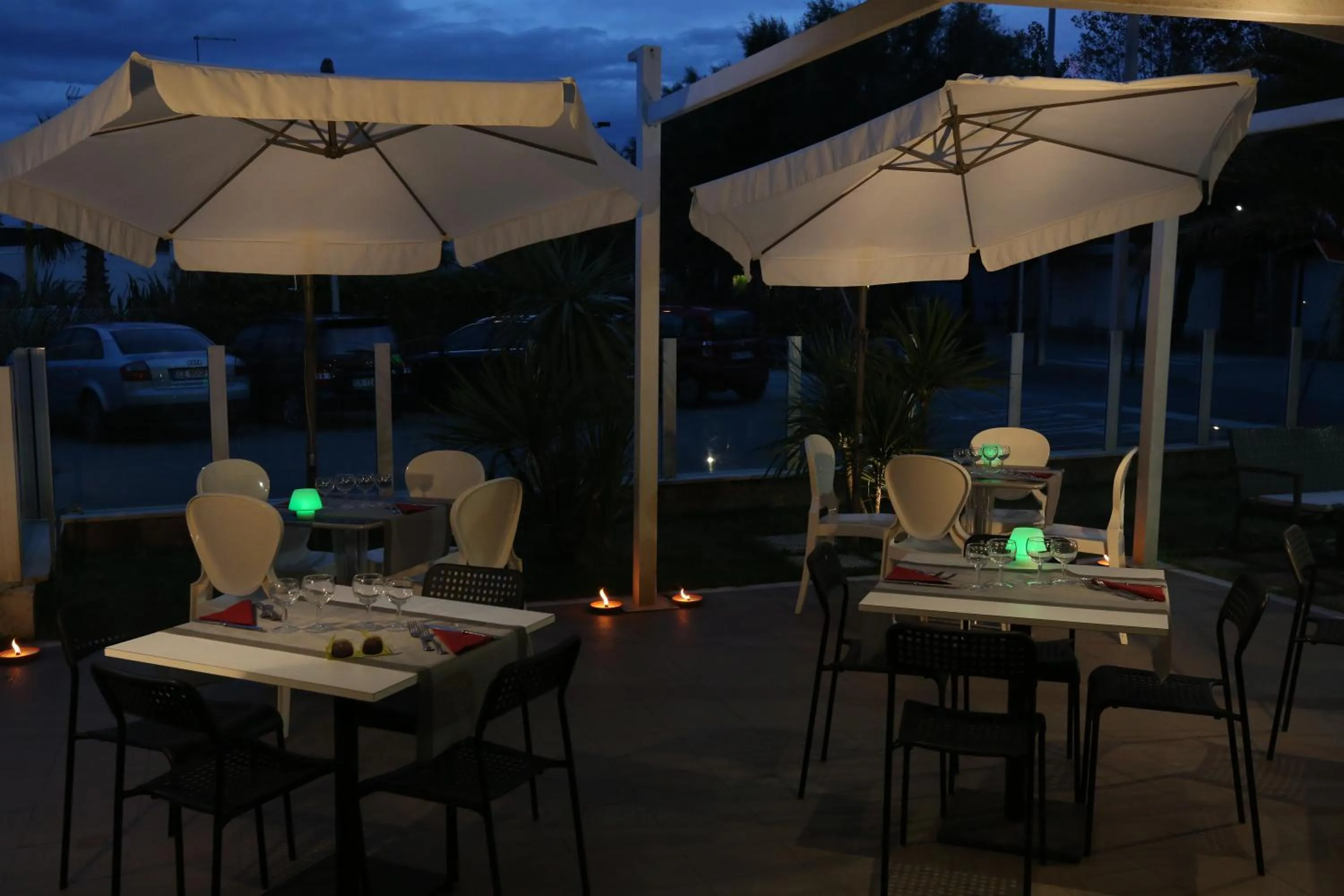 Patio in Hotel Vela D'Oro