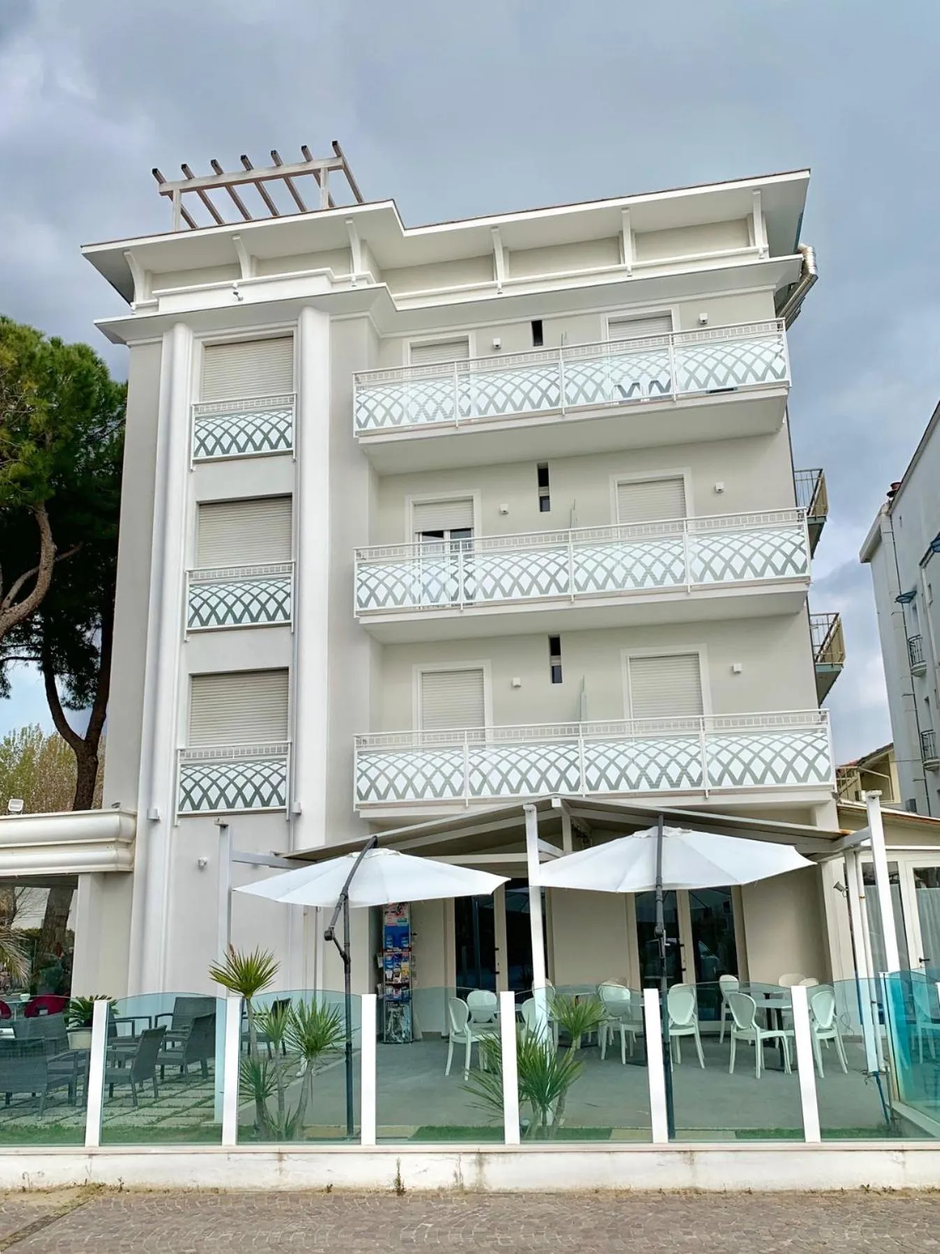 Property building in Hotel Vela D'Oro