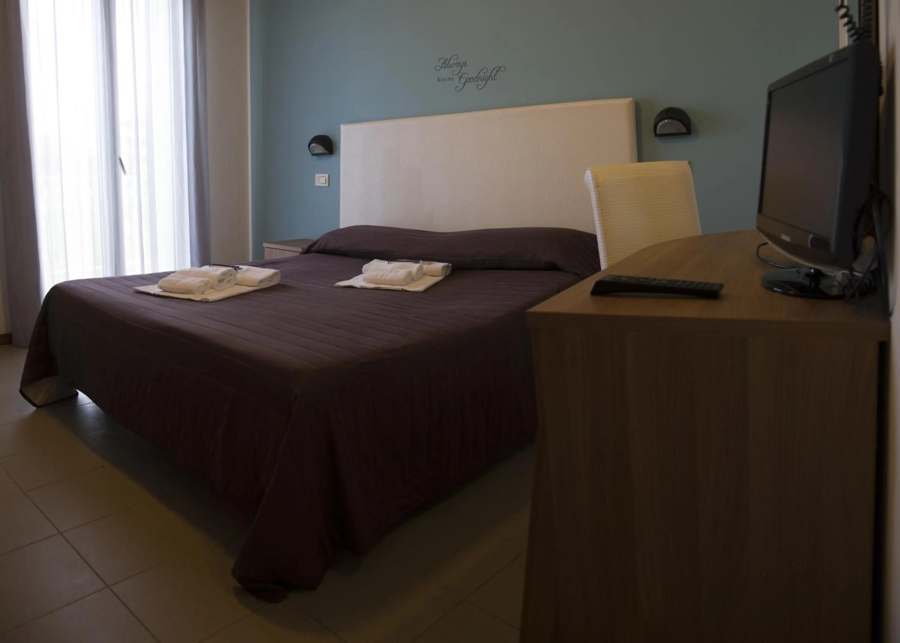 Bedroom, Bed in Hotel Vela D'Oro