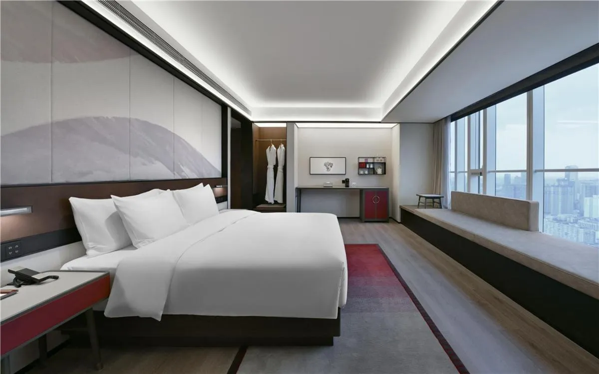 Bed in JOYA Chengdu Taikoo Li IFS
