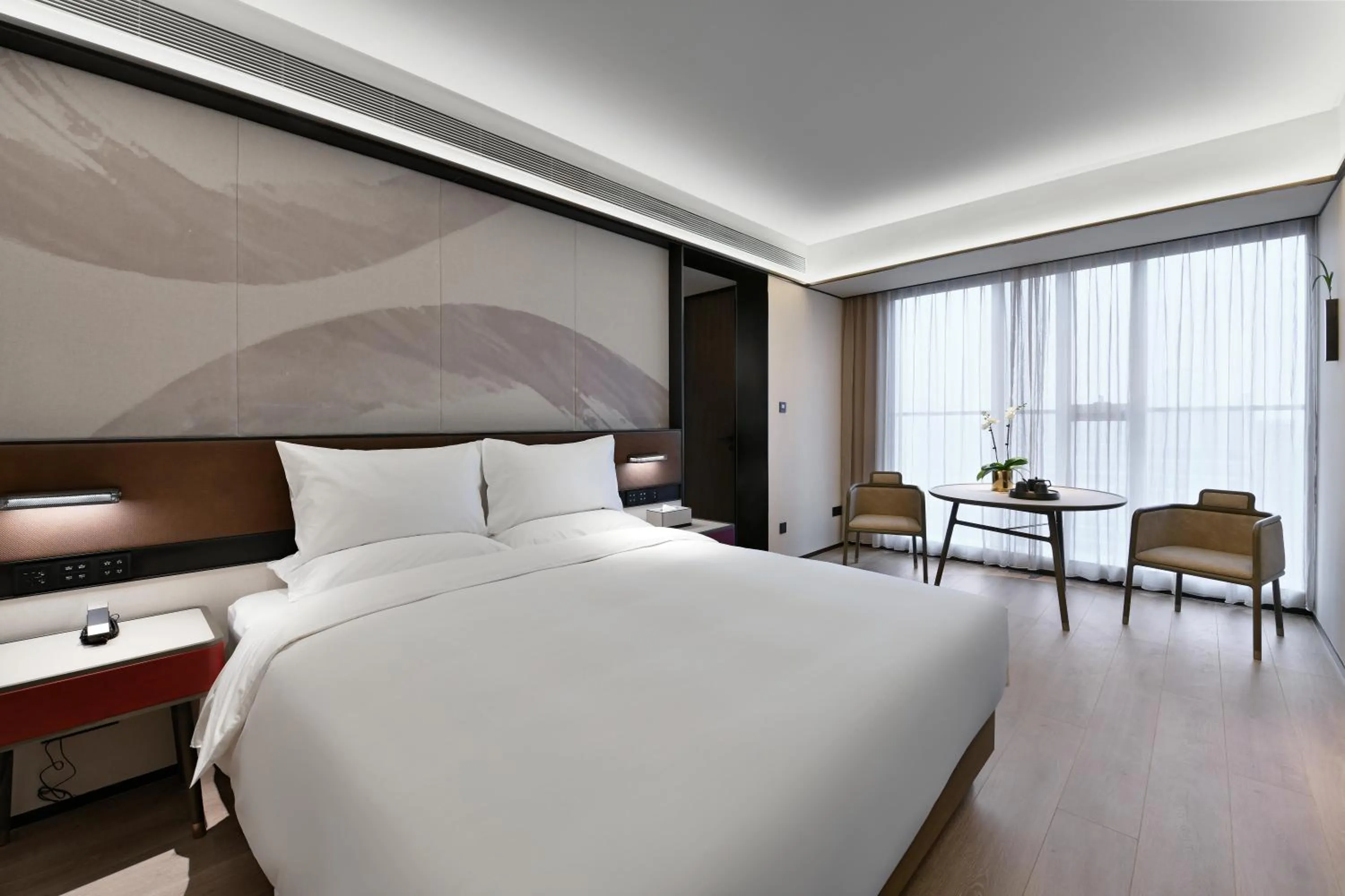 Bed in JOYA Chengdu Taikoo Li IFS