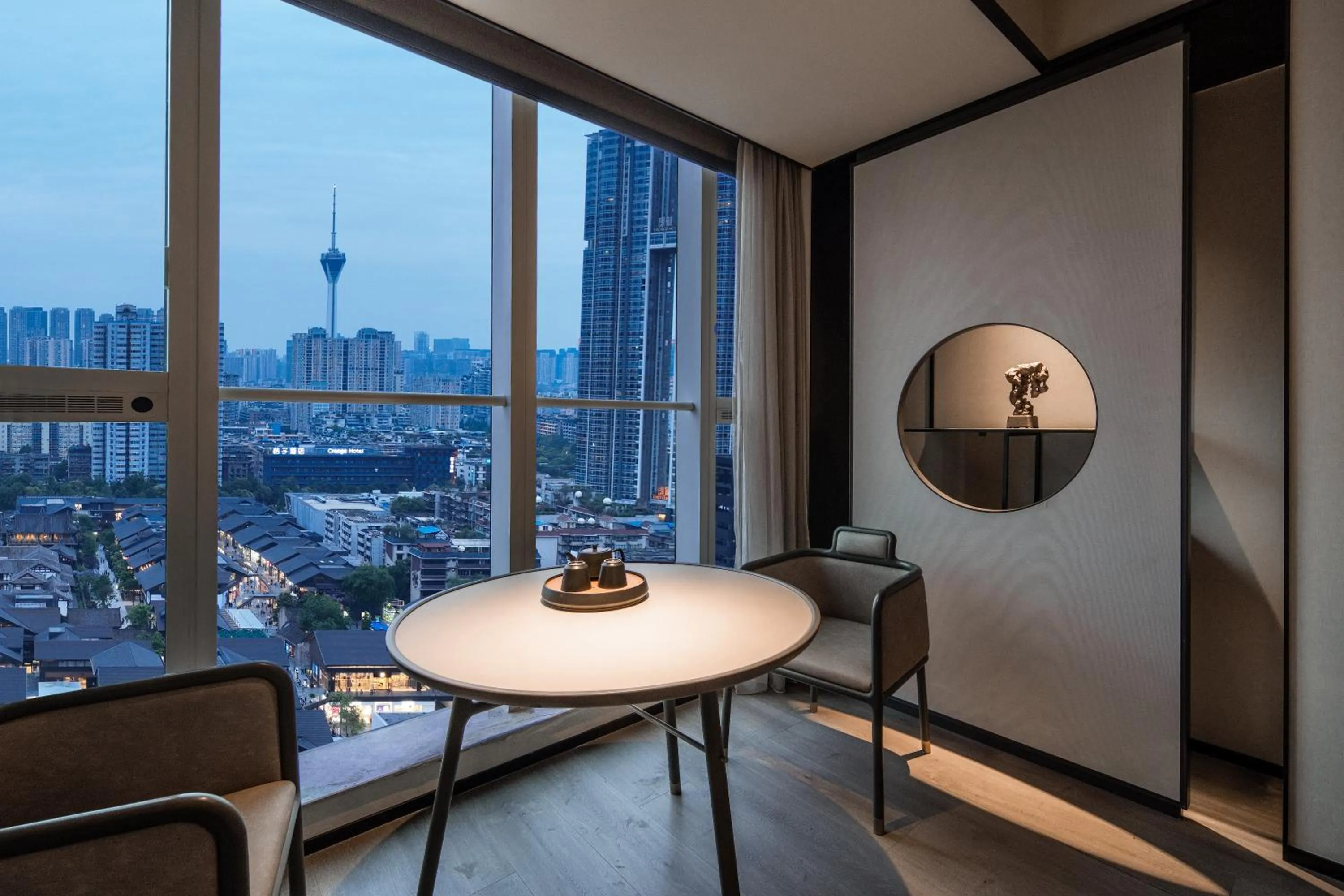 Seating area in JOYA Chengdu Taikoo Li IFS