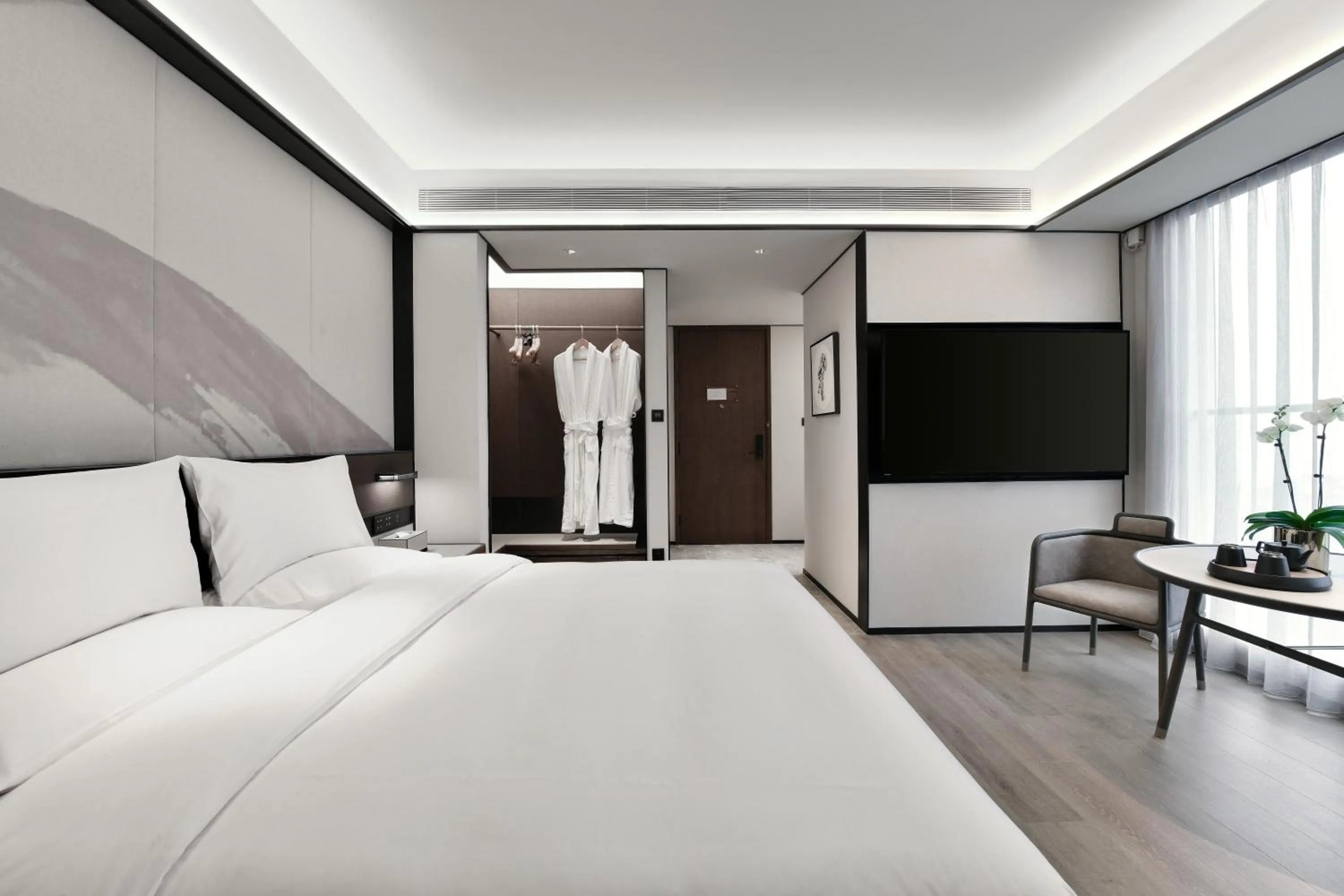 Bed in JOYA Chengdu Taikoo Li IFS