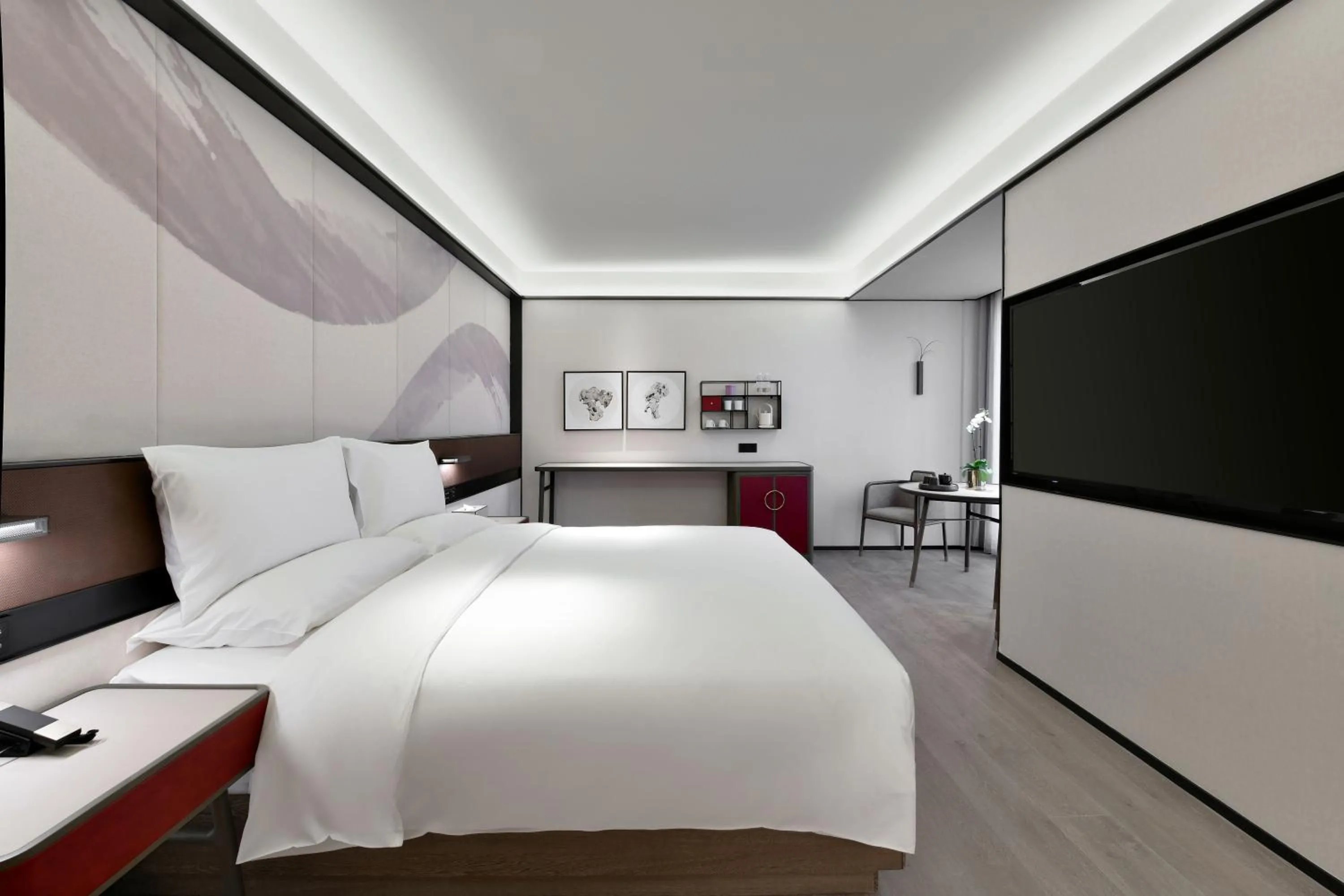 Bed in JOYA Chengdu Taikoo Li IFS