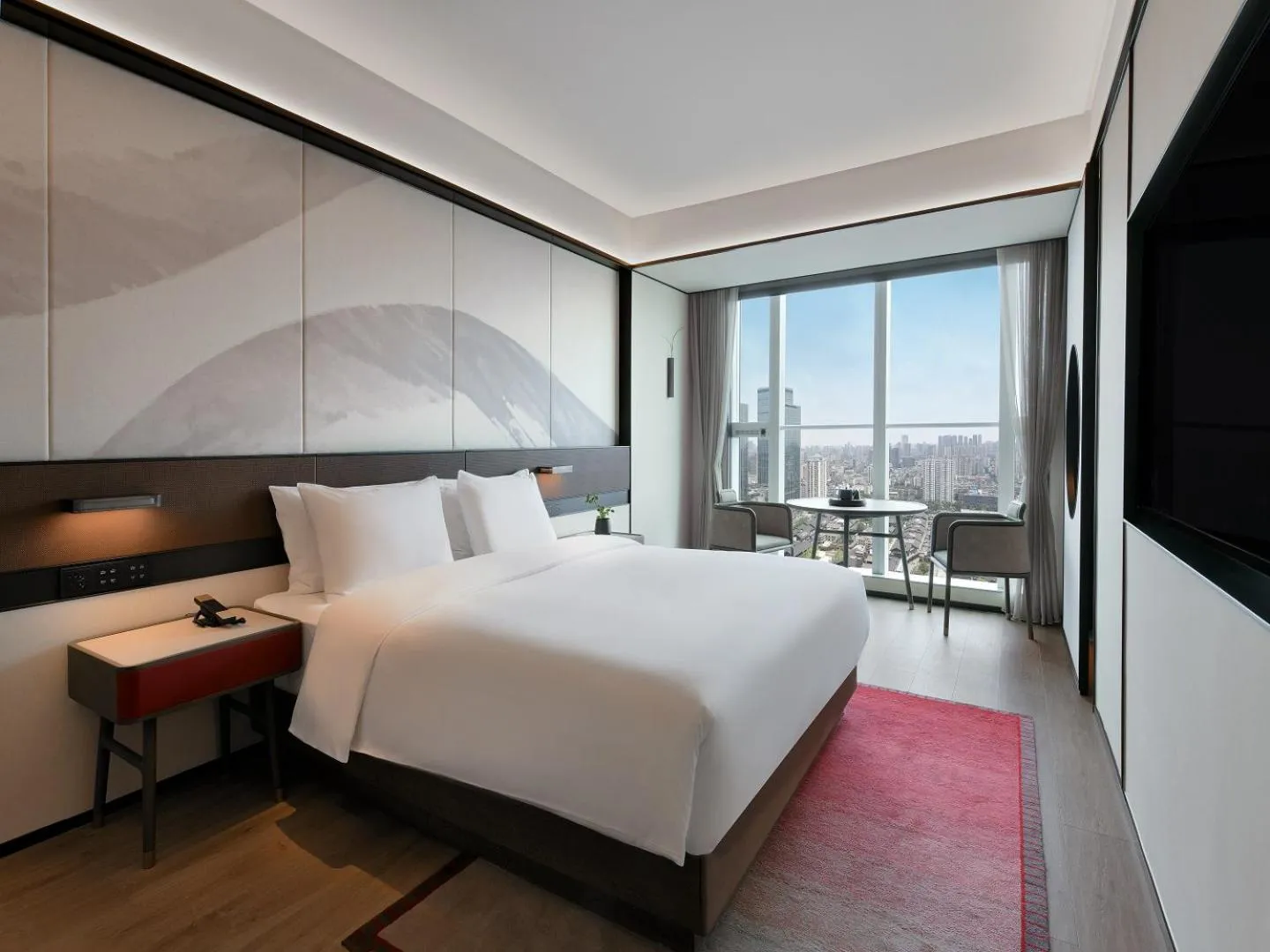 Bed in JOYA Chengdu Taikoo Li IFS