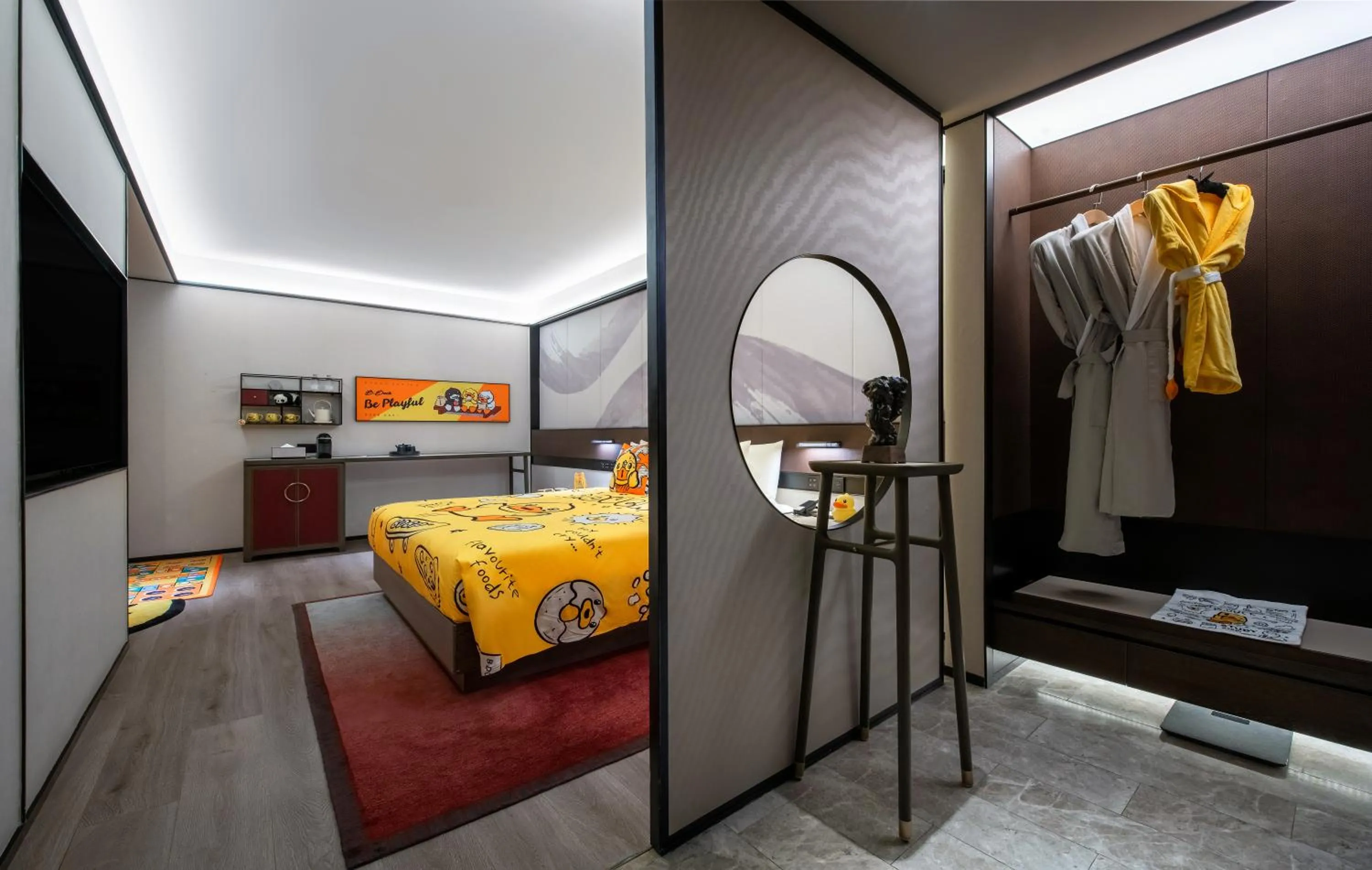 Bed in JOYA Chengdu Taikoo Li IFS