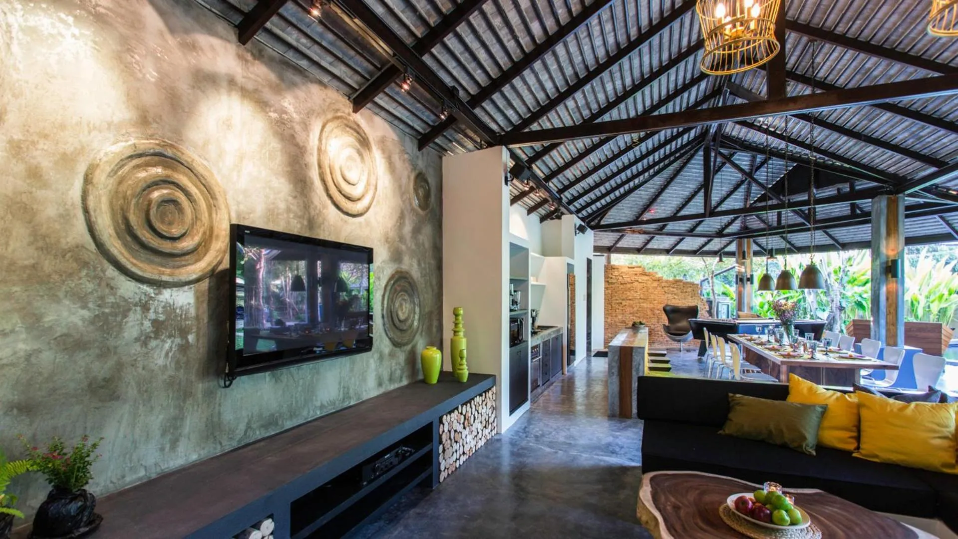 Seating area in Tolani Nimman Villa Chiang Mai