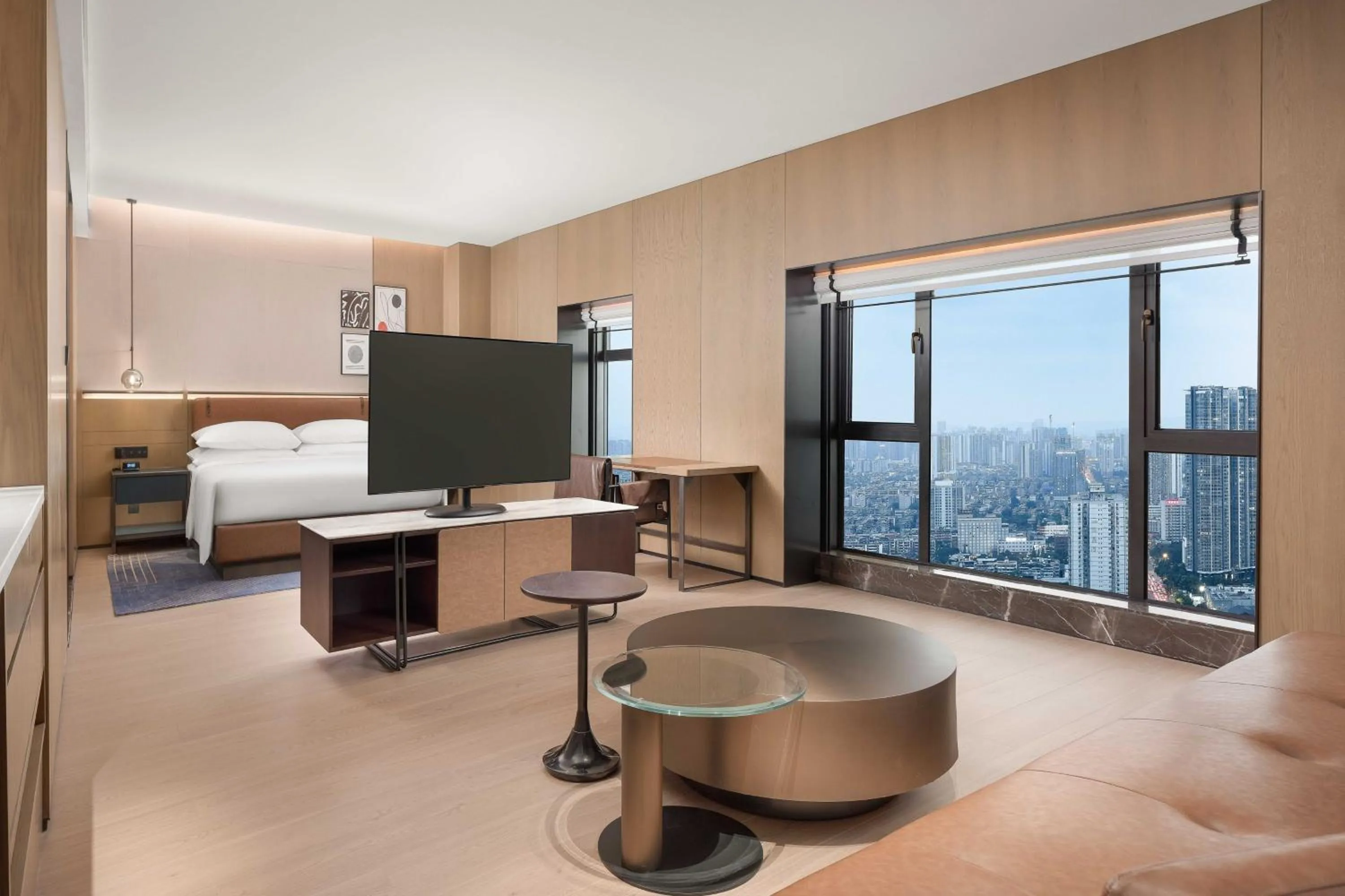 Bedroom, Bed in Four Points by Sheraton Chengdu, Chunxi Road