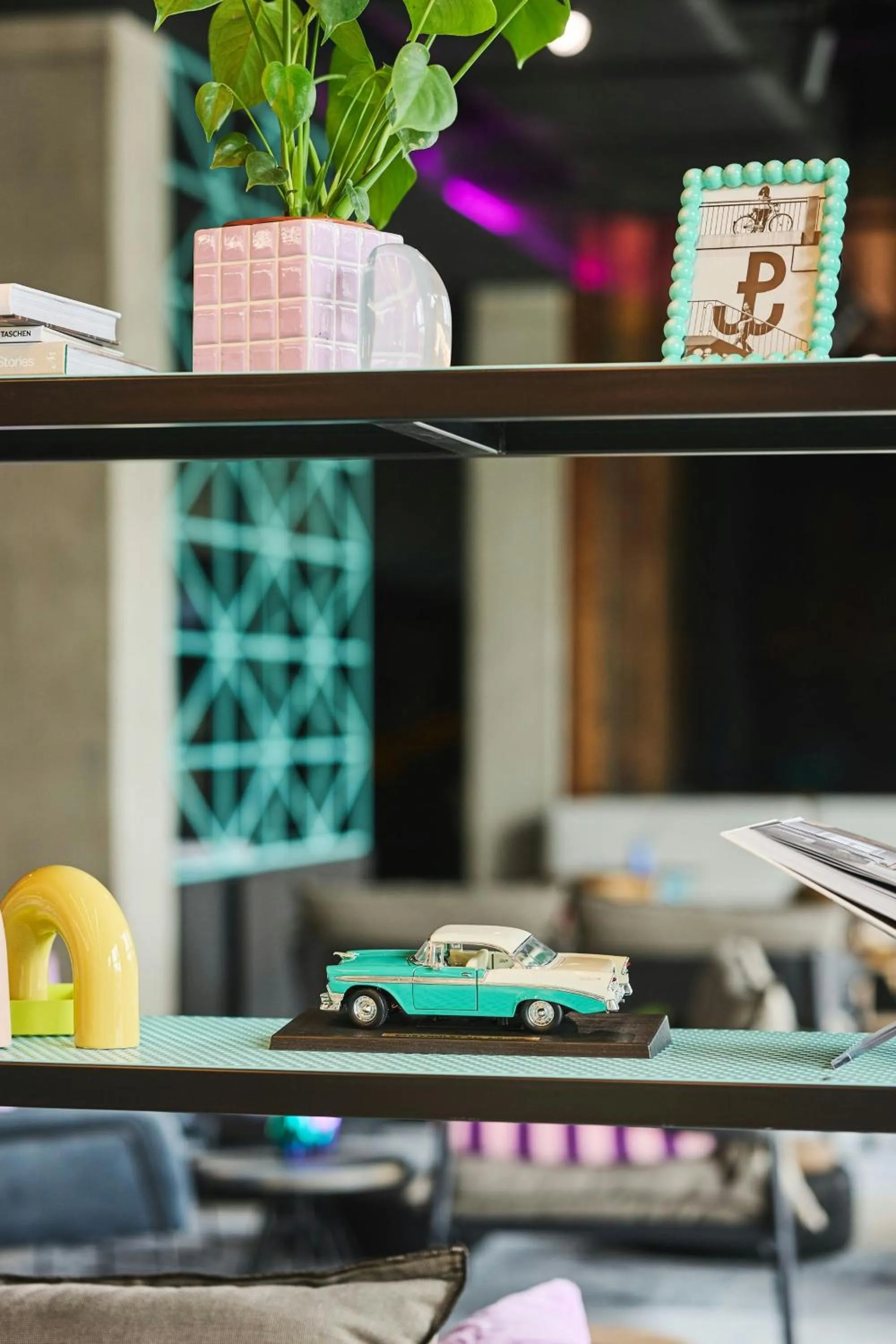 Lobby or reception in Moxy Warsaw City