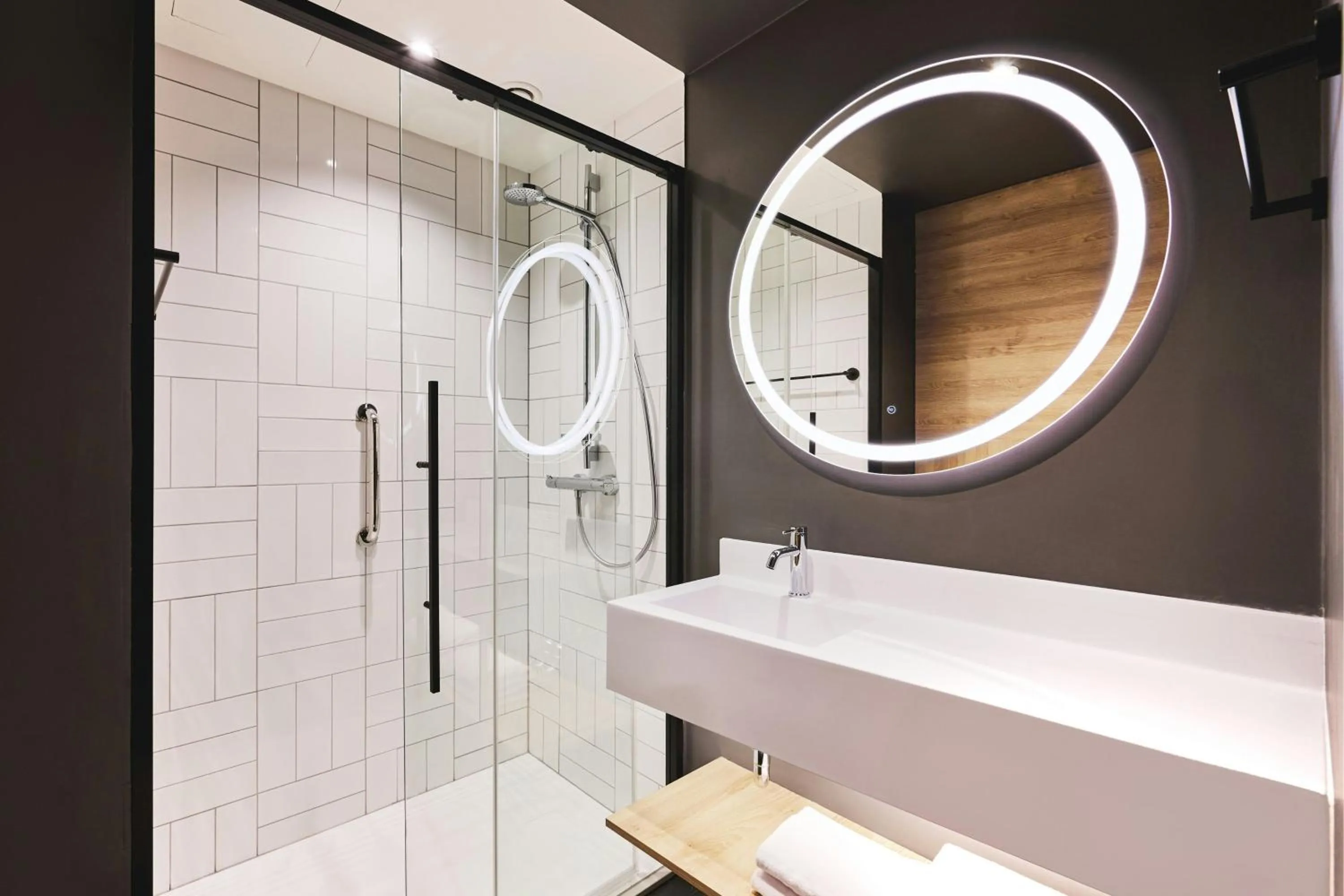 Bathroom in Moxy Warsaw City