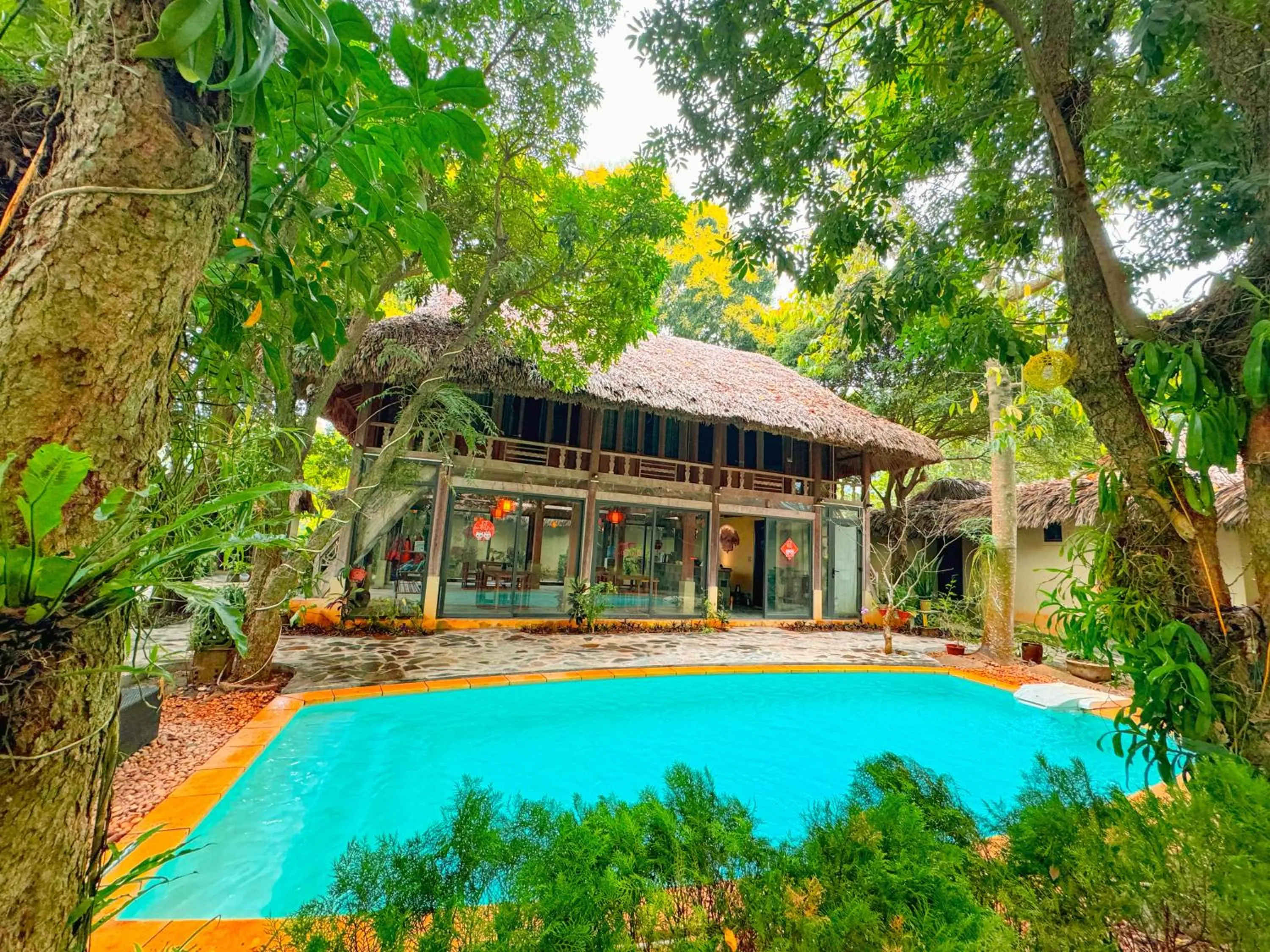 Swimming pool in Mai Chau Villas