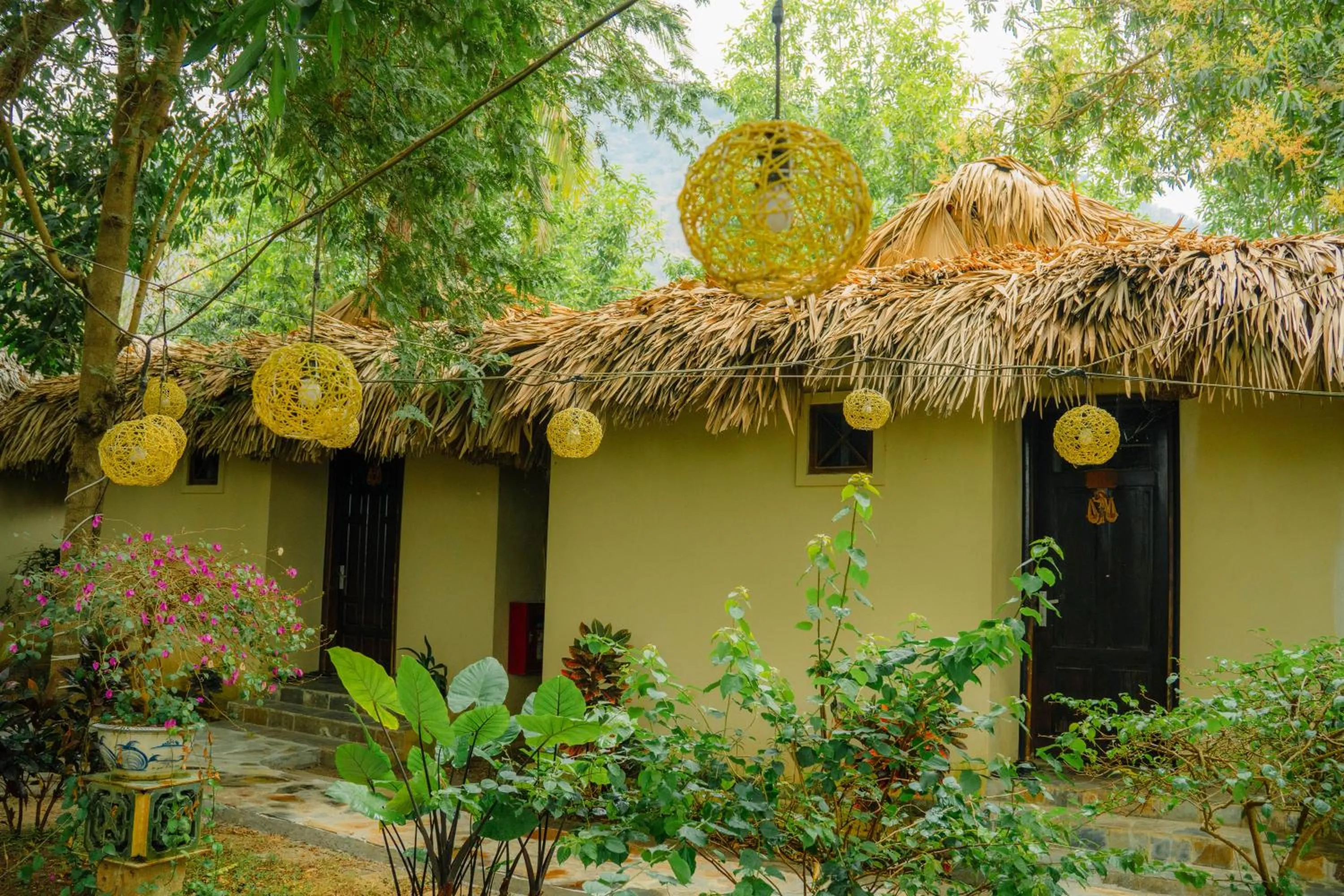 Patio in Mai Chau Villas