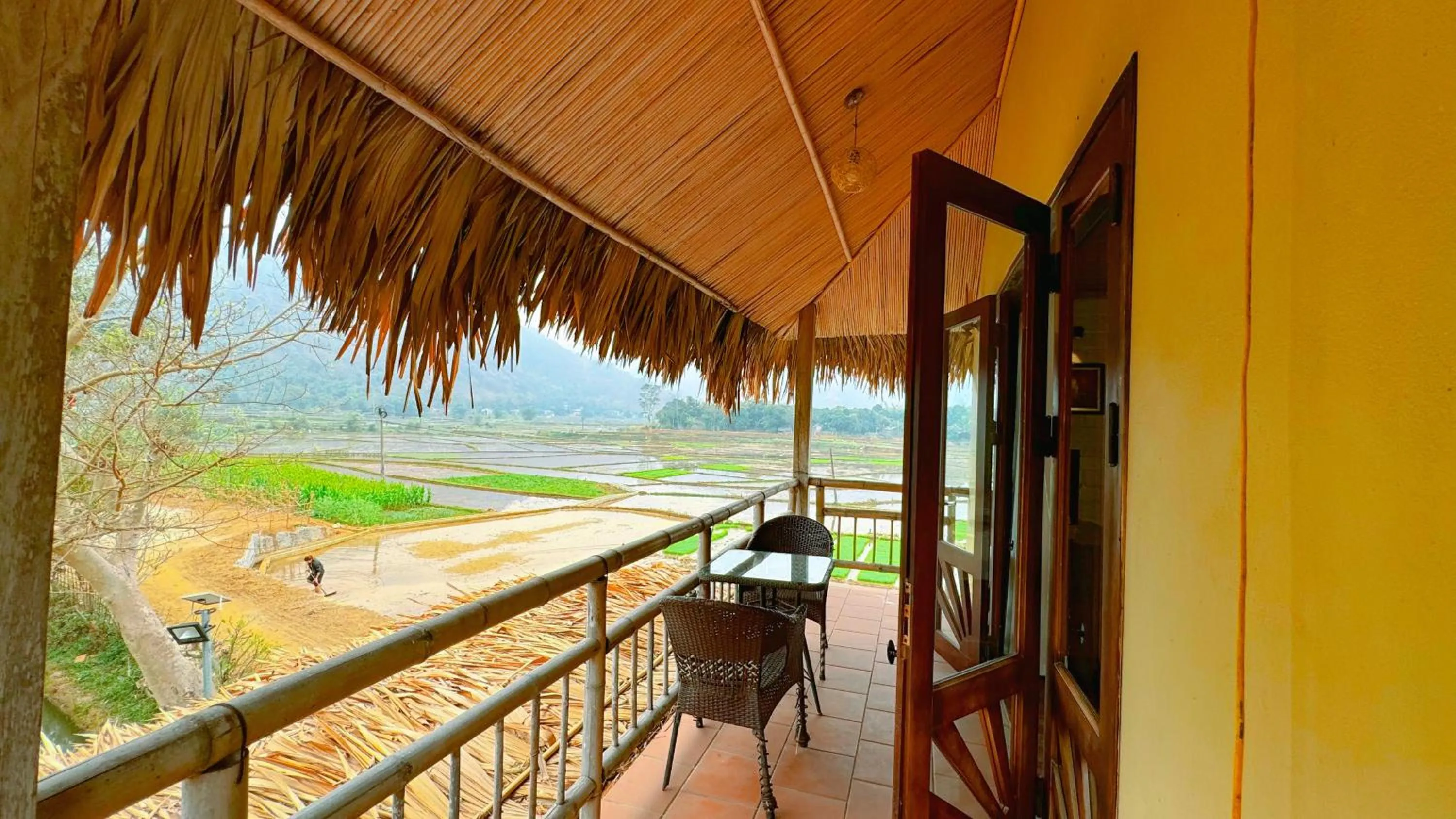 Balcony/Terrace in Mai Chau Villas