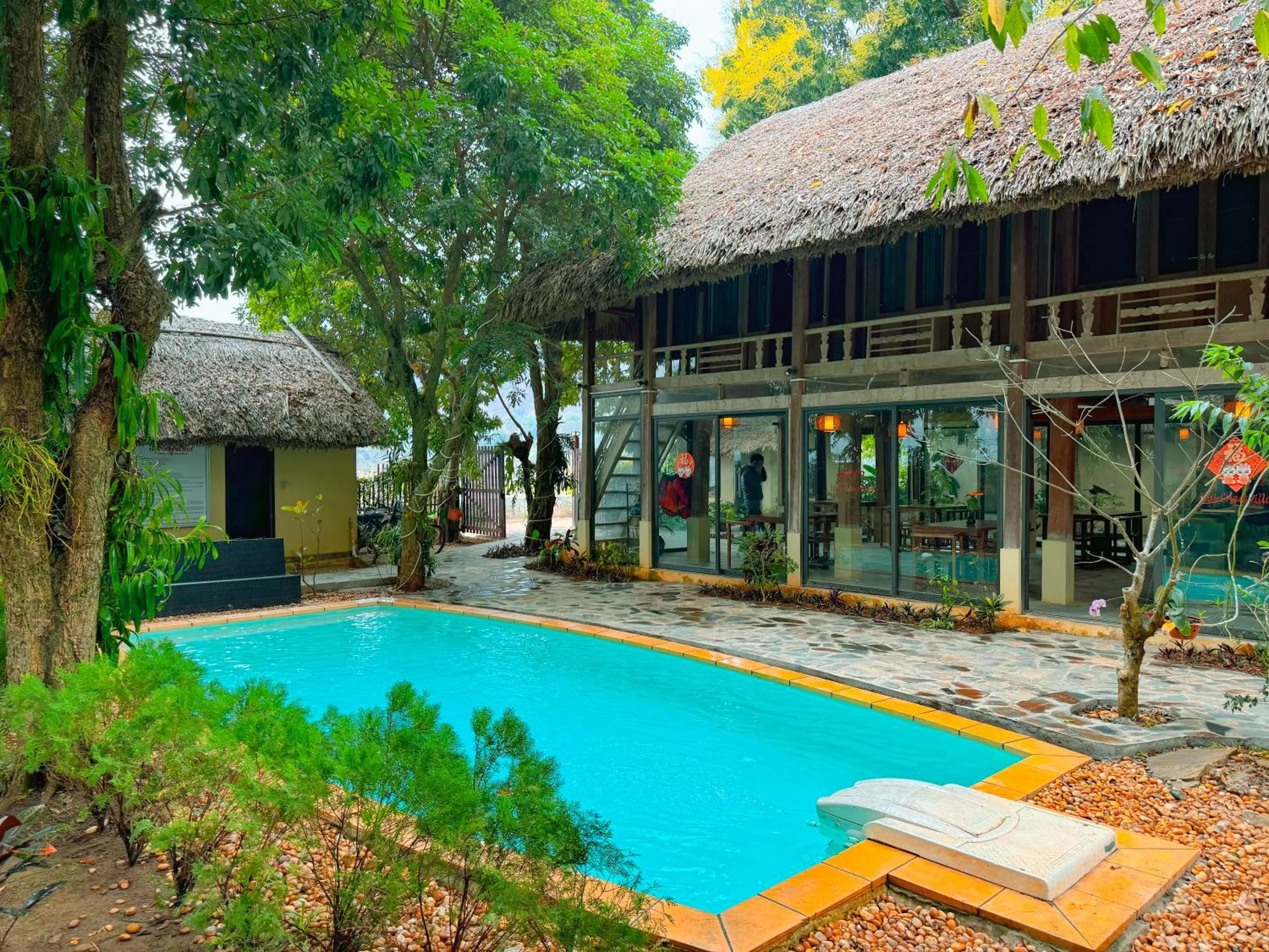 Swimming pool in Mai Chau Villas