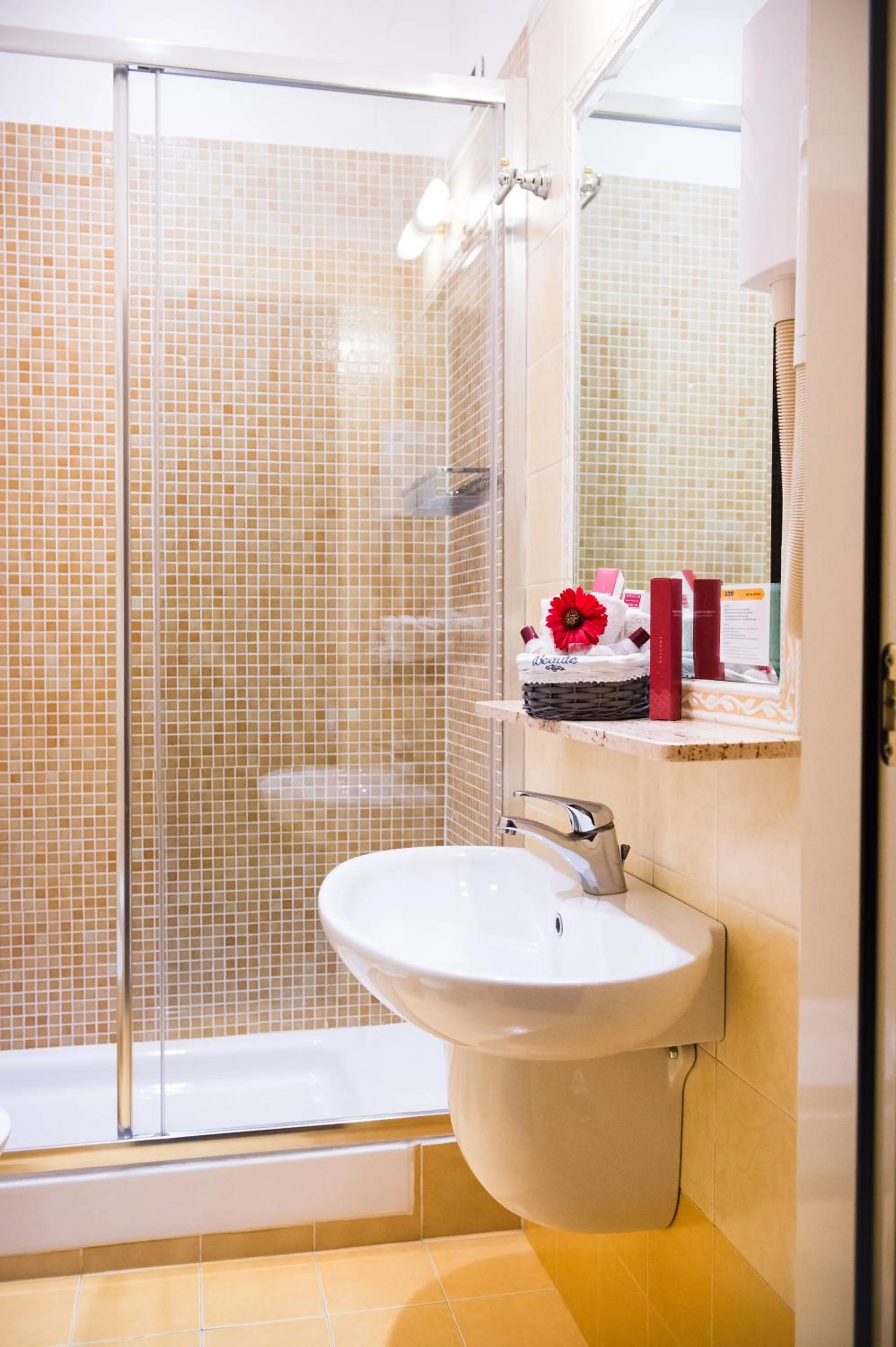 Shower, Bathroom in Hotel Amadeus