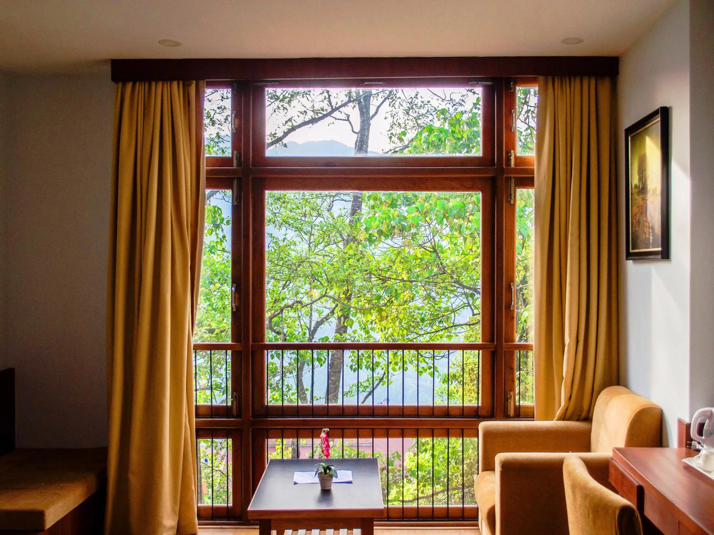 Mountain view in The Golden Crest