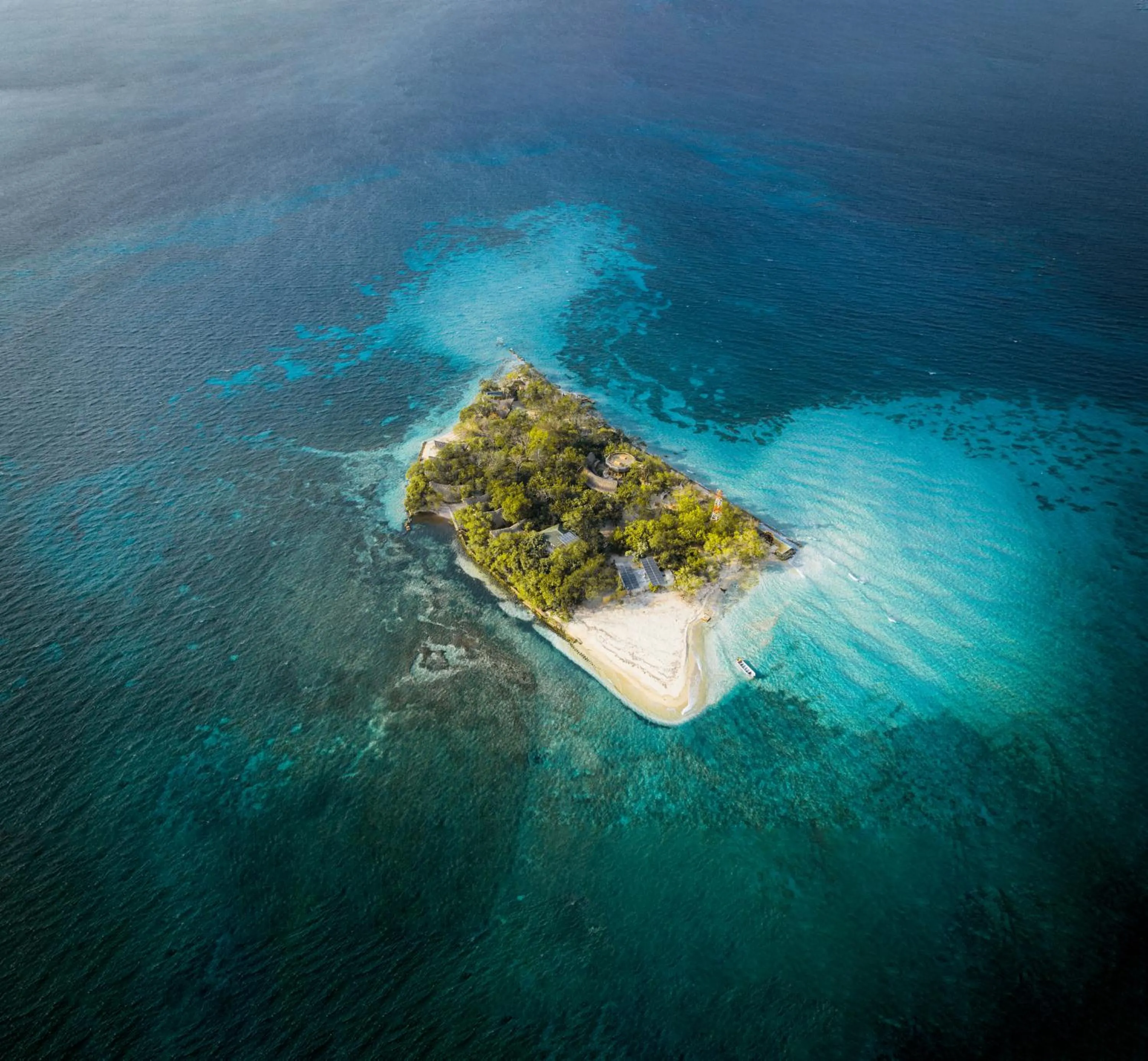 Bird's eye view in Isla Corona