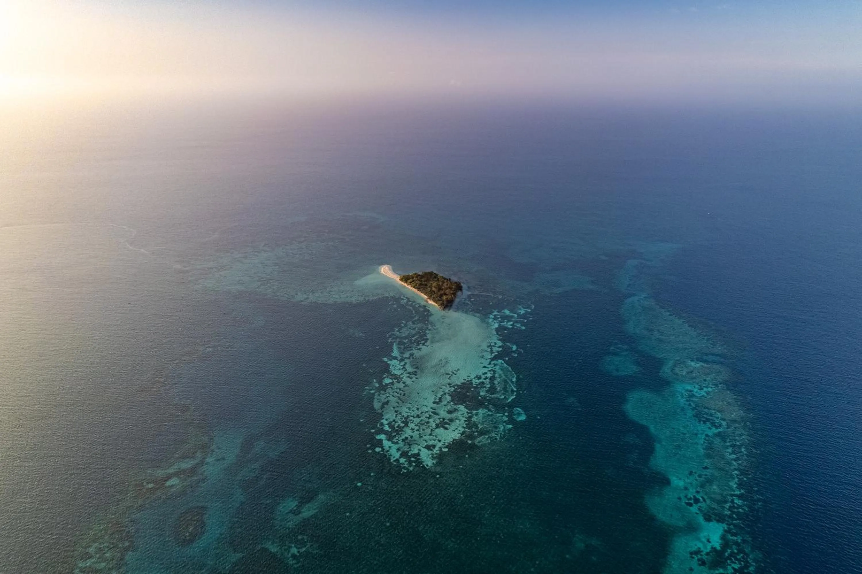 Bird's eye view in Isla Corona