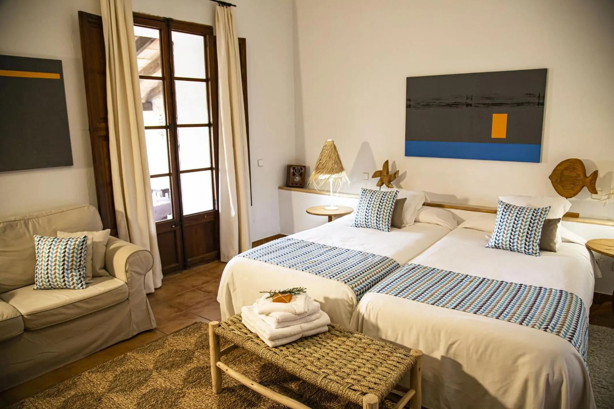 Bedroom, Bed in León de Sineu