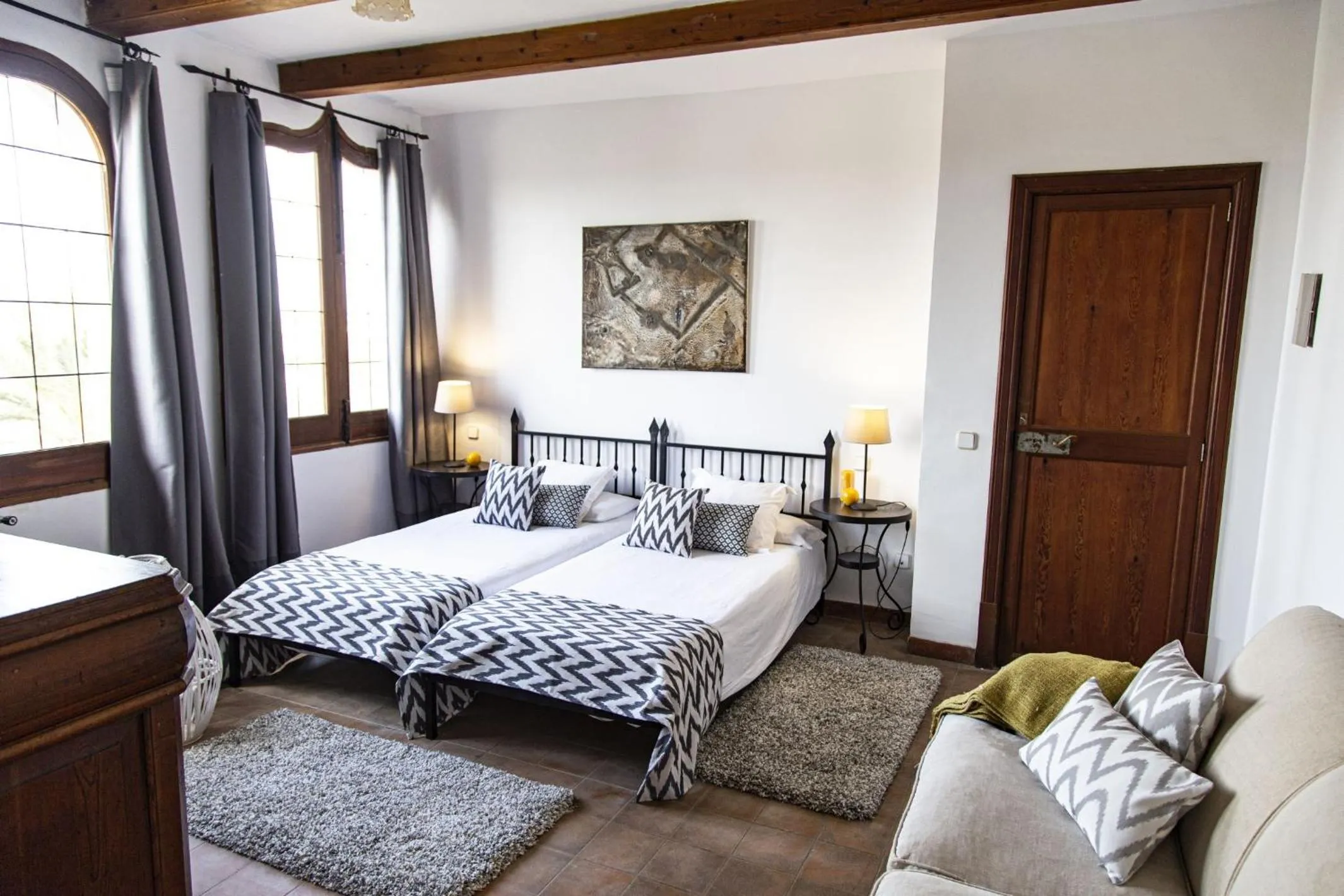 Bedroom, Bed in León de Sineu