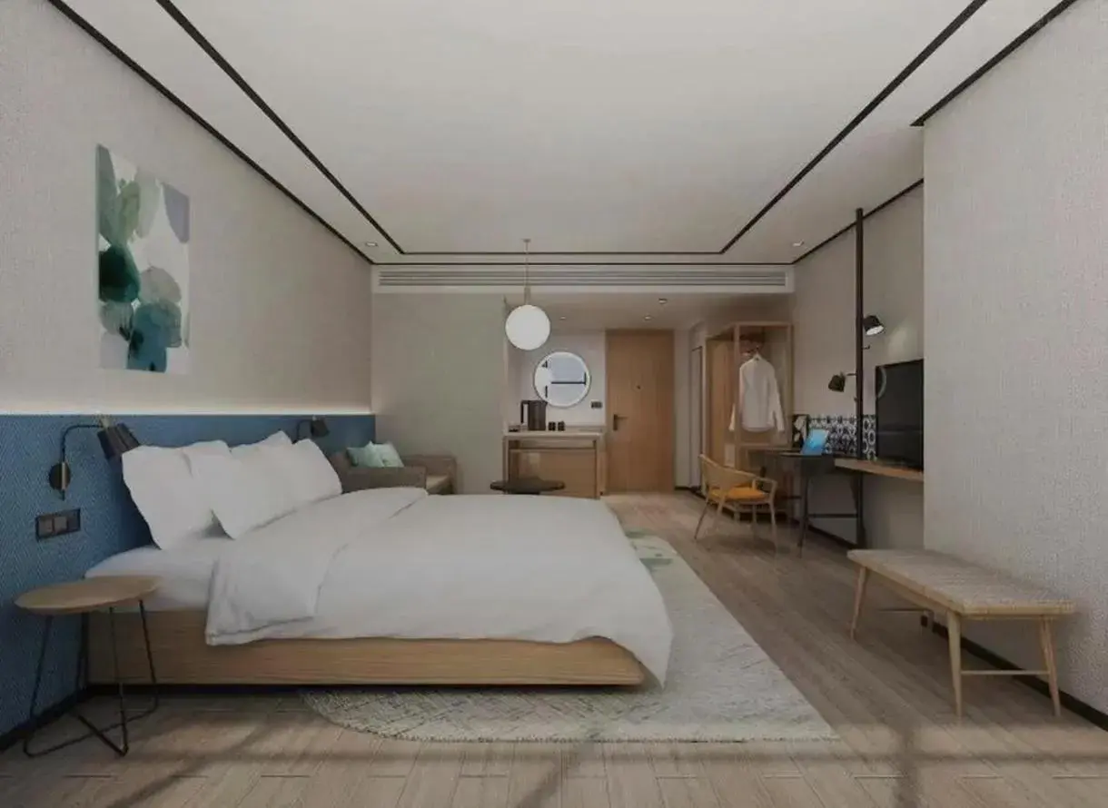 King Room in Hilton Garden Inn Nantong Xinghu King Room in Hilton Garden Inn Nantong Xinghu