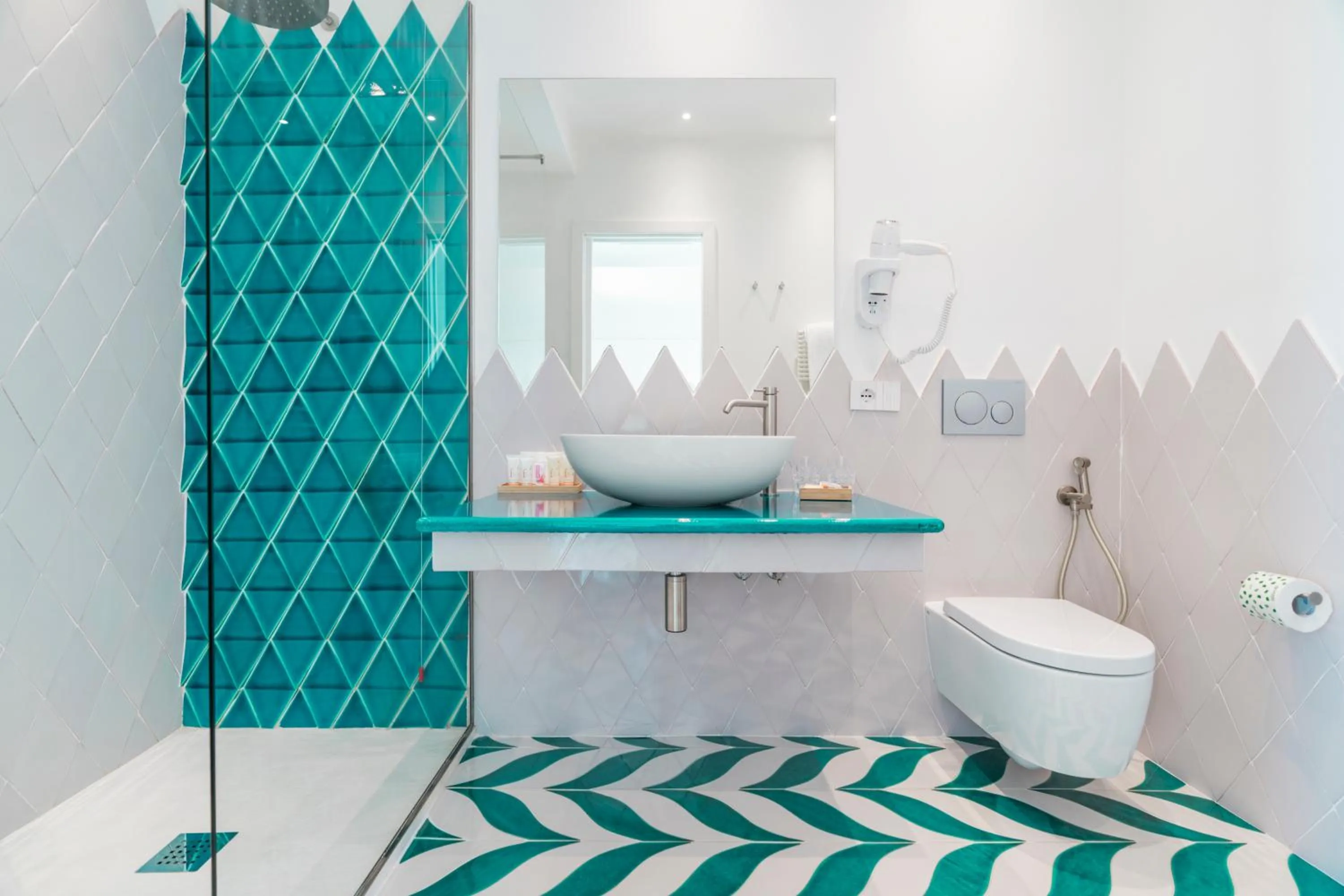 Bathroom in Hotel Il Gabbiano