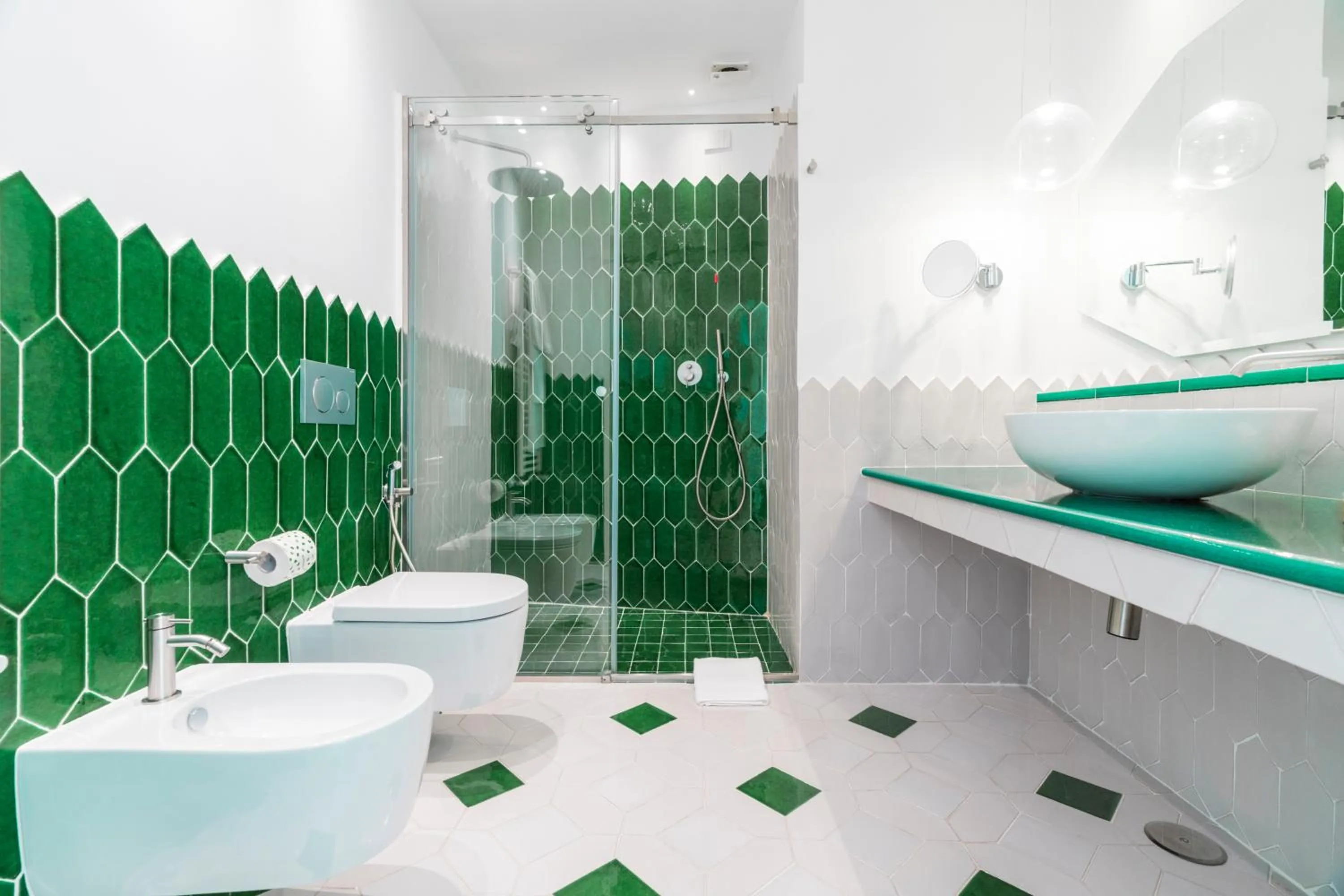 Shower in Hotel Il Gabbiano