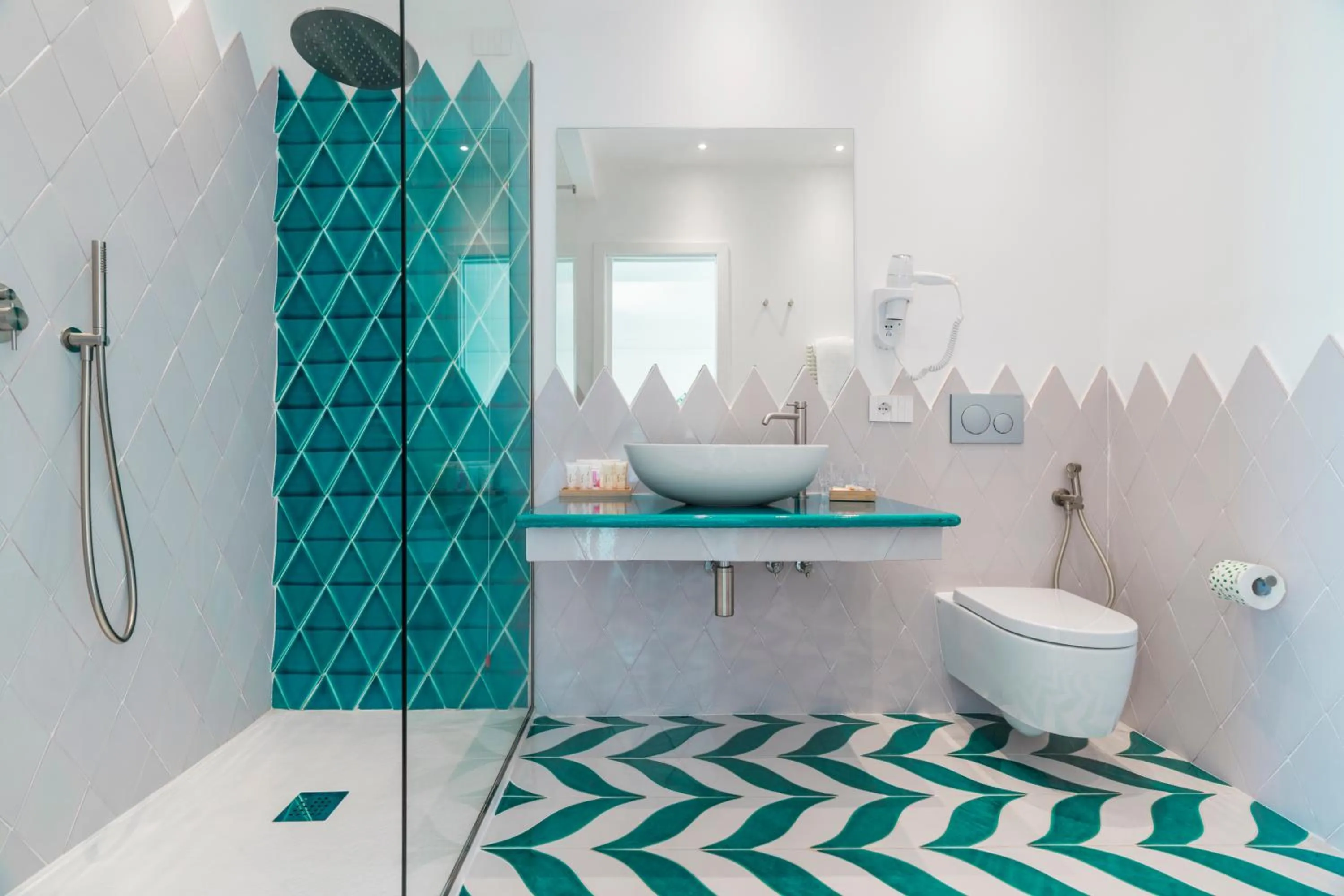 Bathroom in Hotel Il Gabbiano