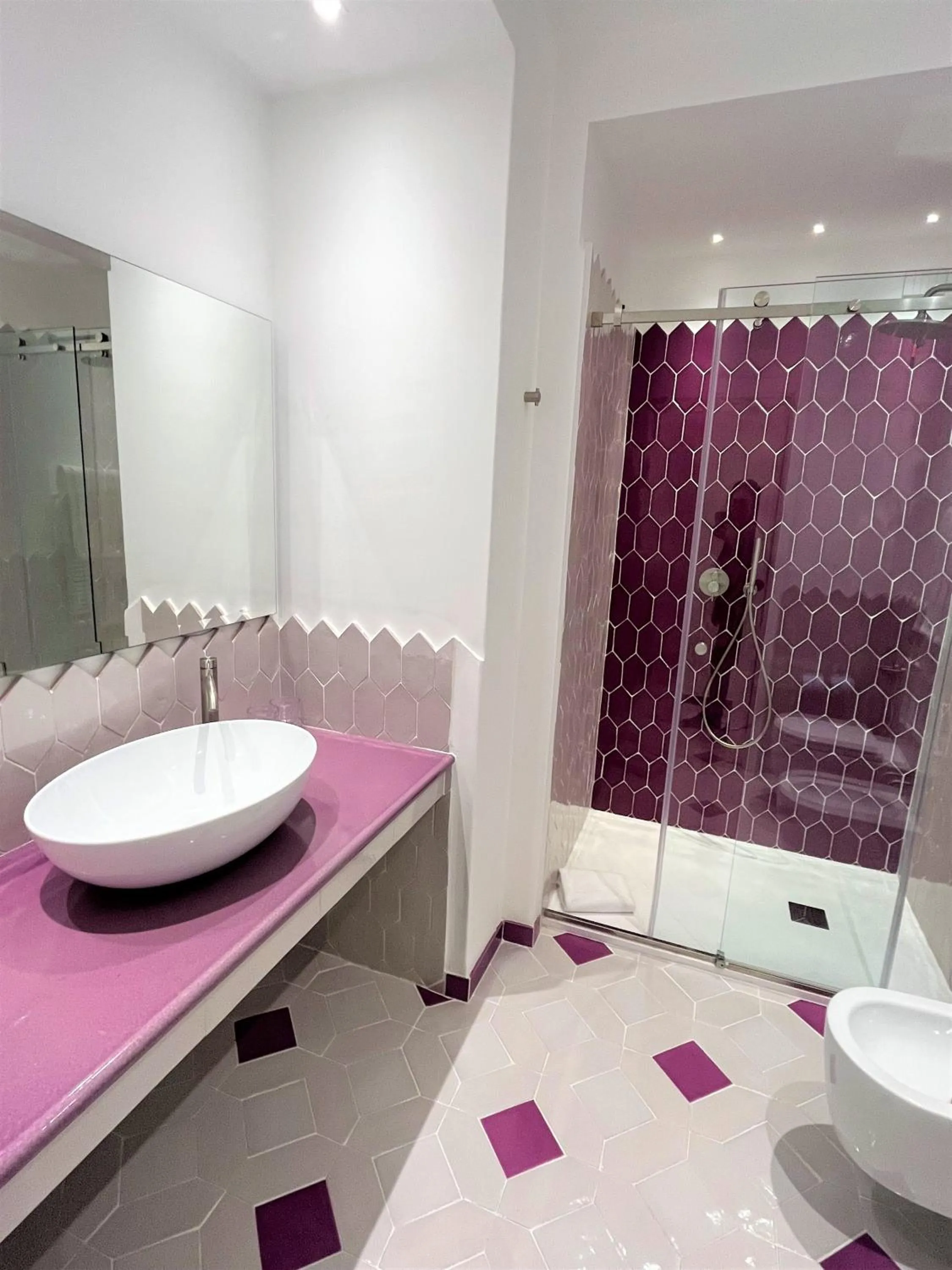 Shower in Hotel Il Gabbiano