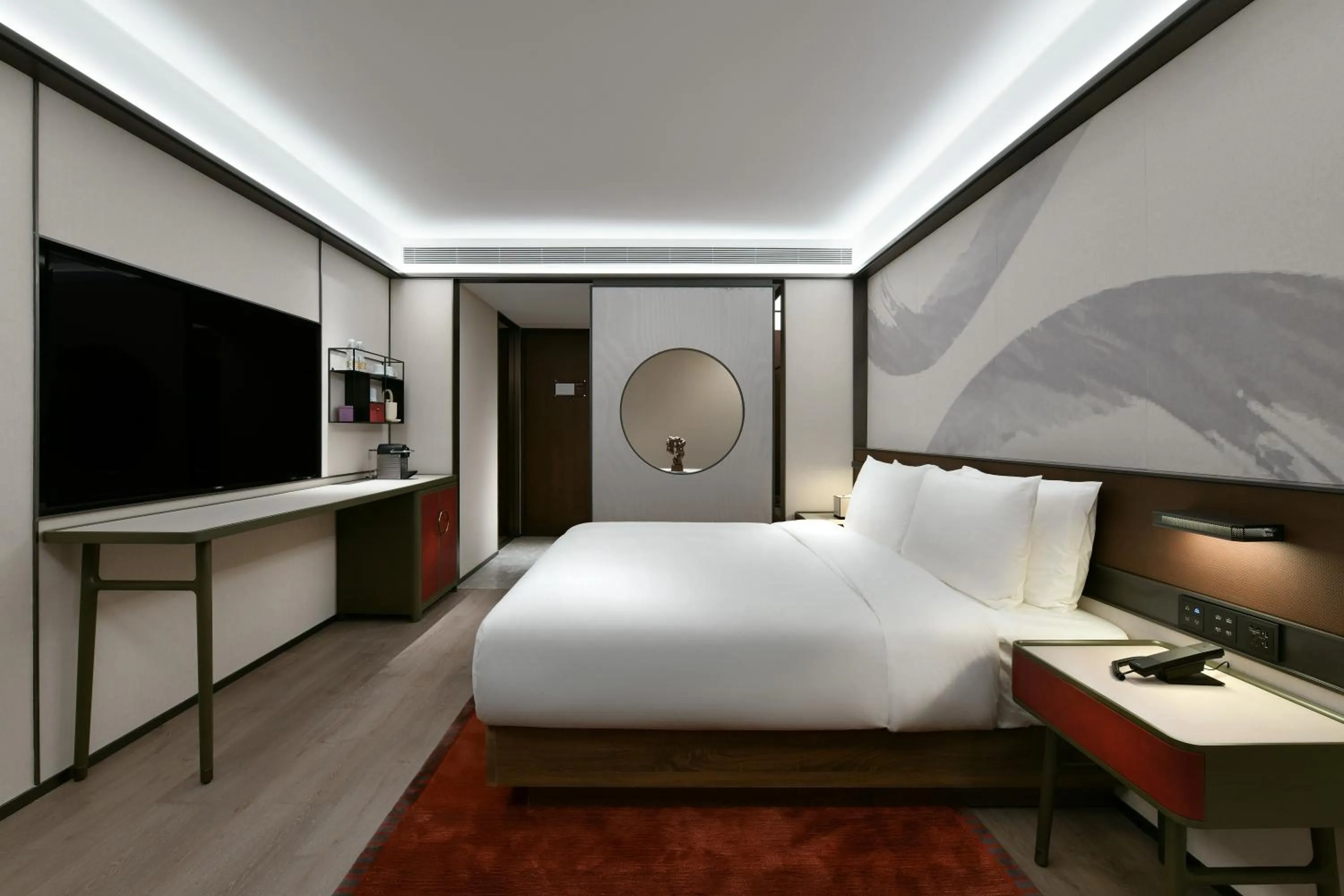 Photo of the whole room, Bed in JOYA Hotel Shanghai Jiading