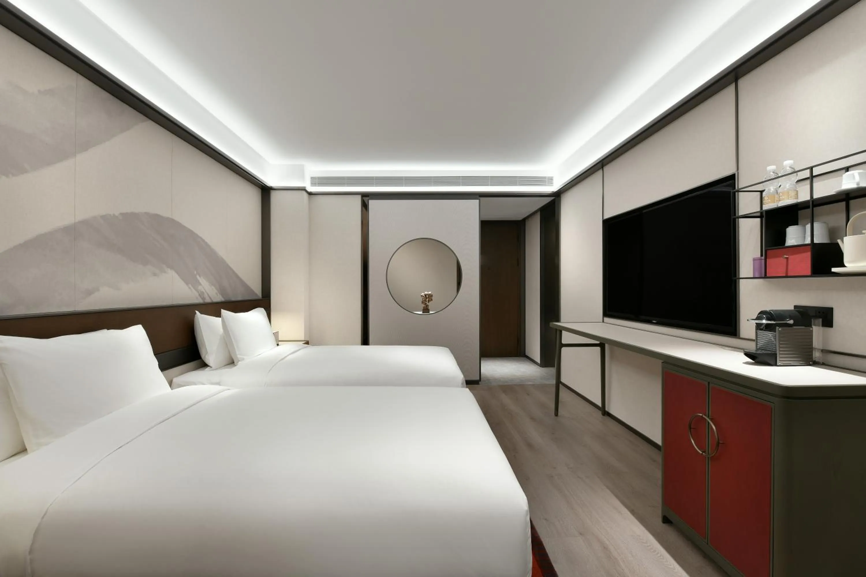 Photo of the whole room, Bed in JOYA Hotel Shanghai Jiading