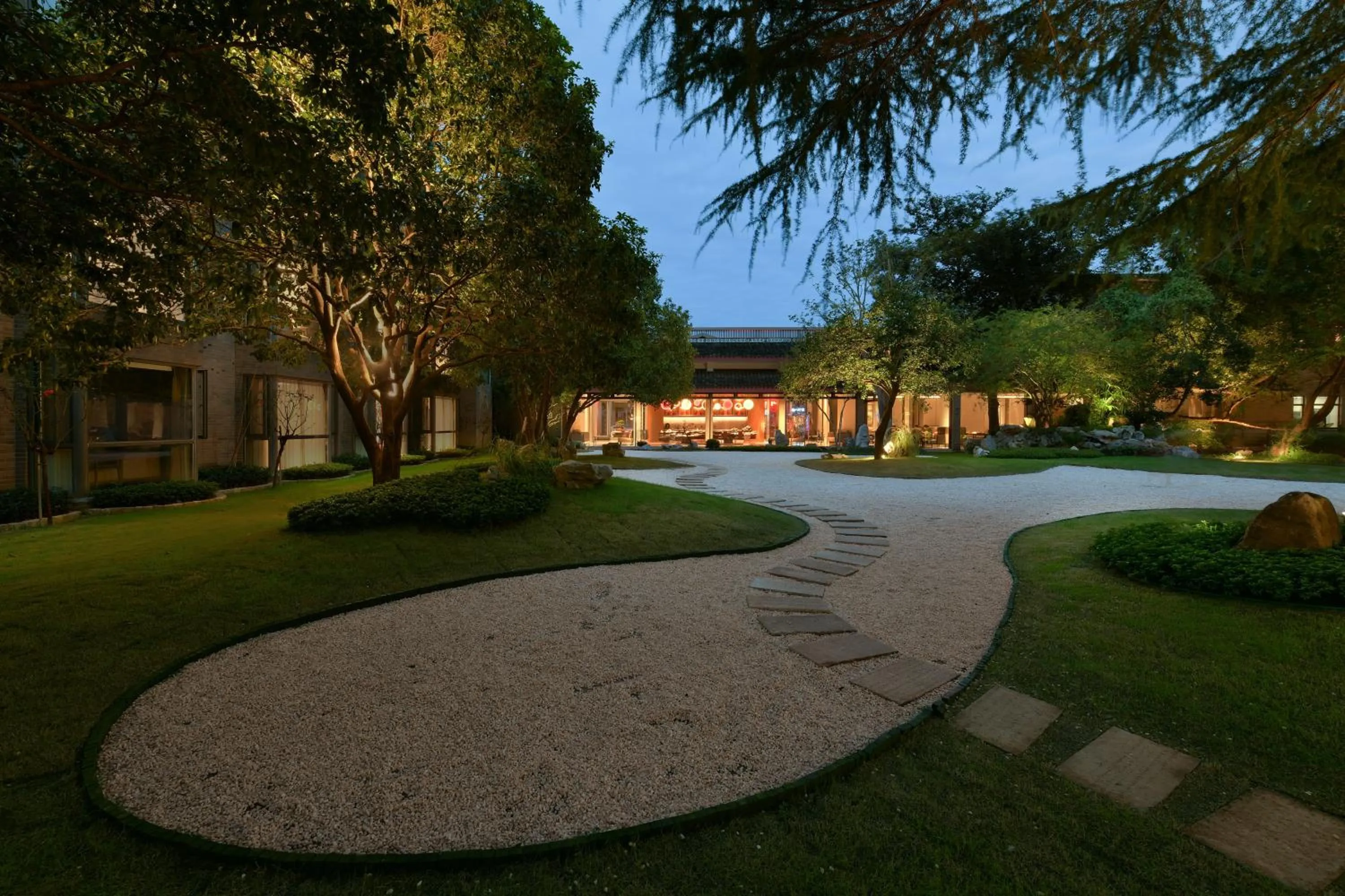 Garden view in JOYA Hotel Shanghai Jiading