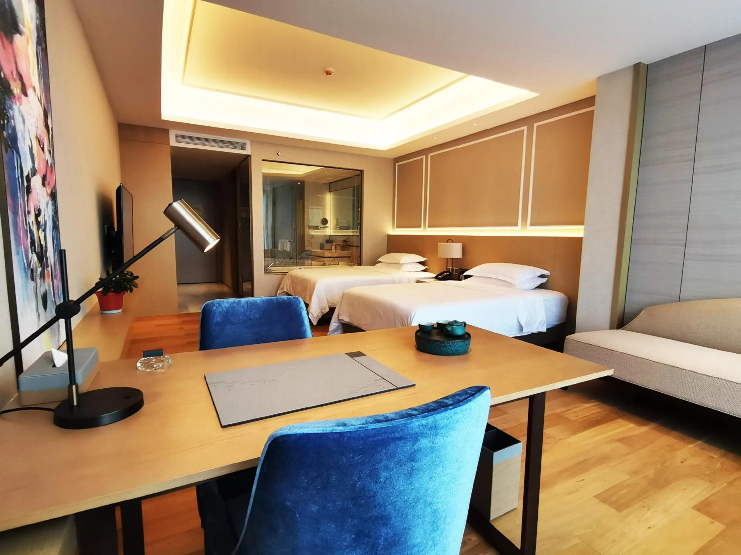 Bed in Huangshan Parkview International Hotel