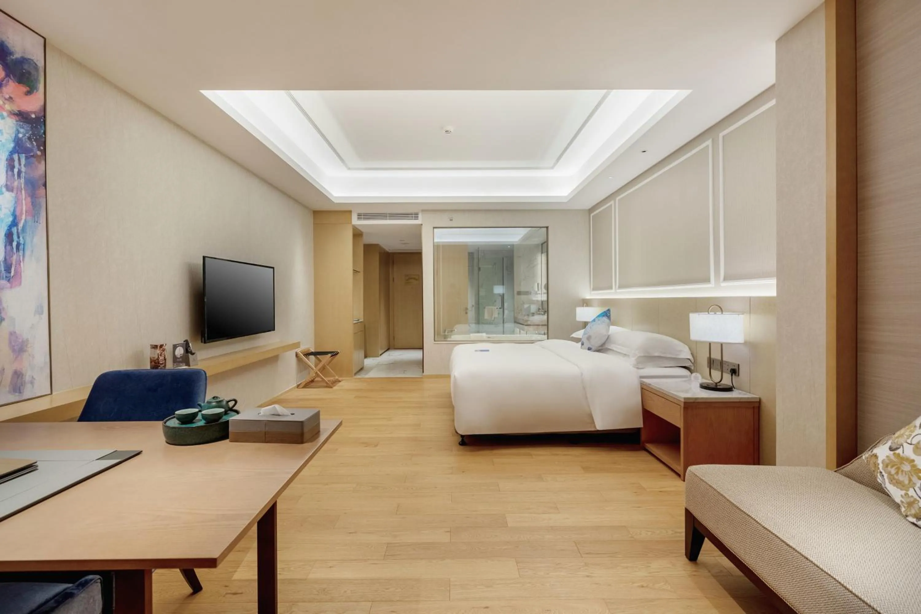 Bed in Huangshan Parkview International Hotel